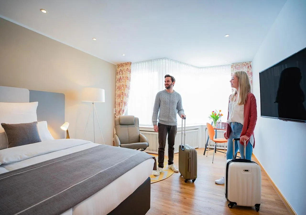 Photo of the whole room, Bed in Hotel Am Brinkerplatz