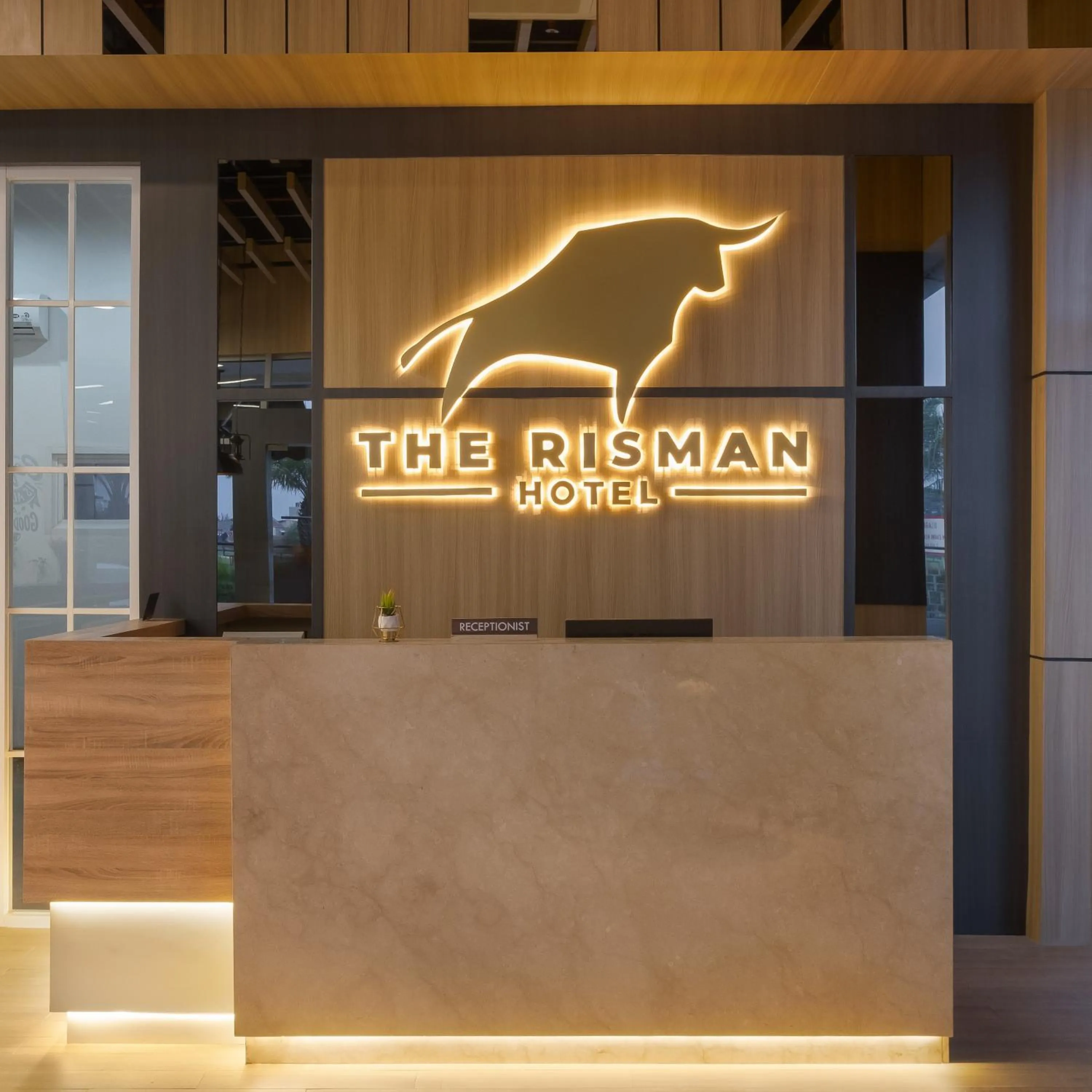 Lobby or reception in The Risman Hotel At Jakarta Airport CBC