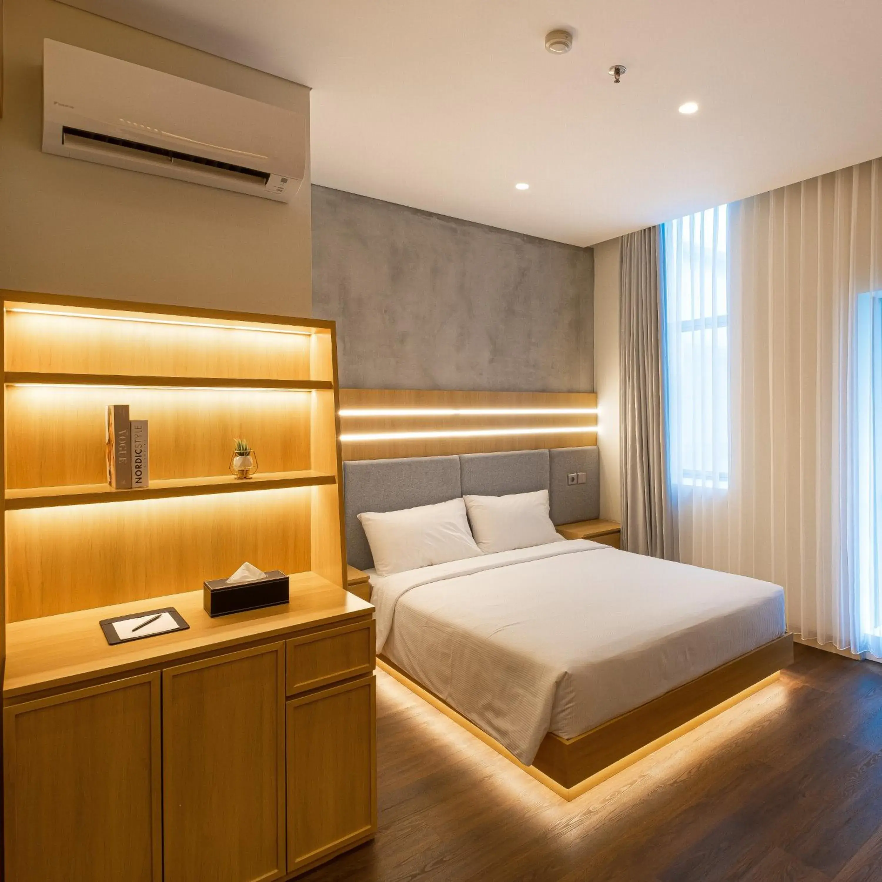 Deluxe Double Room in The Risman Hotel At Jakarta Airport CBC Deluxe Double Room in The Risman Hotel At Jakarta Airport CBC