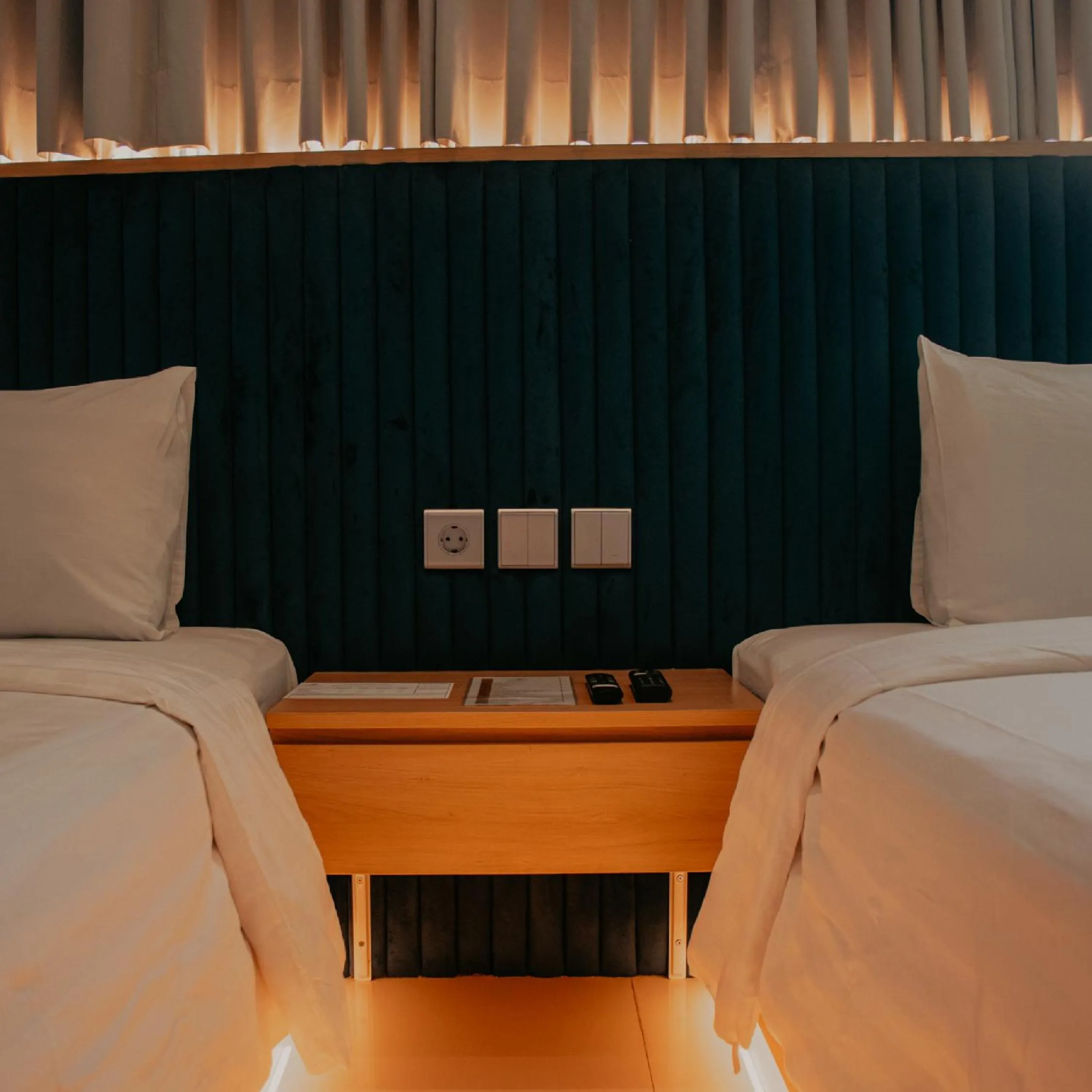 Bed in The Risman Hotel At Jakarta Airport CBC