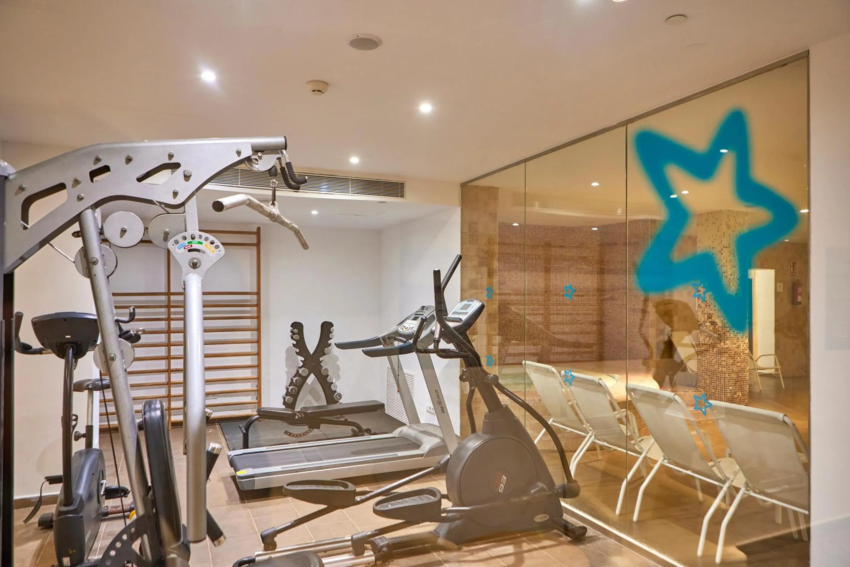 Fitness centre/facilities in Hotel Ilusion Calma & Spa