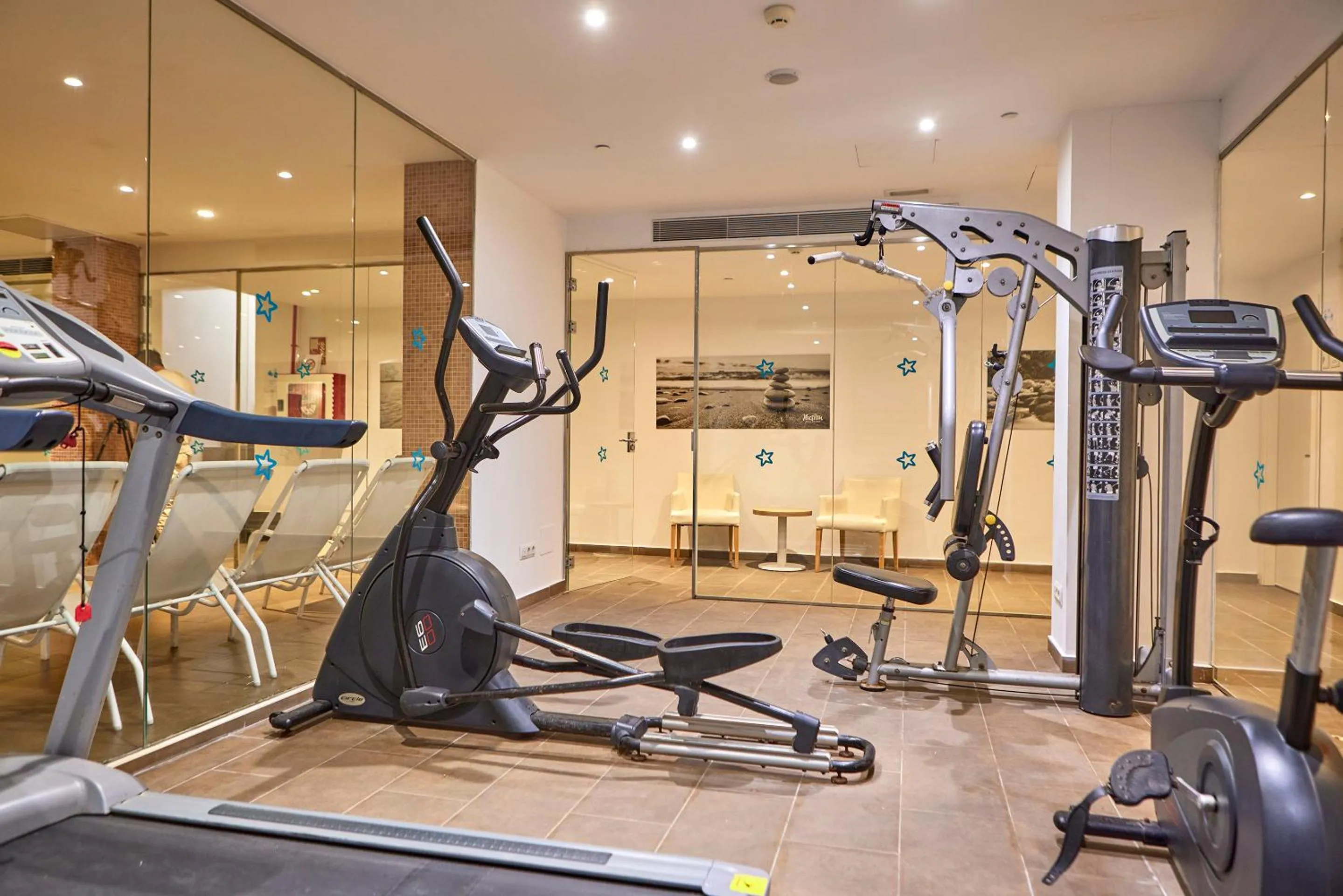 Fitness centre/facilities in Hotel Ilusion Calma & Spa