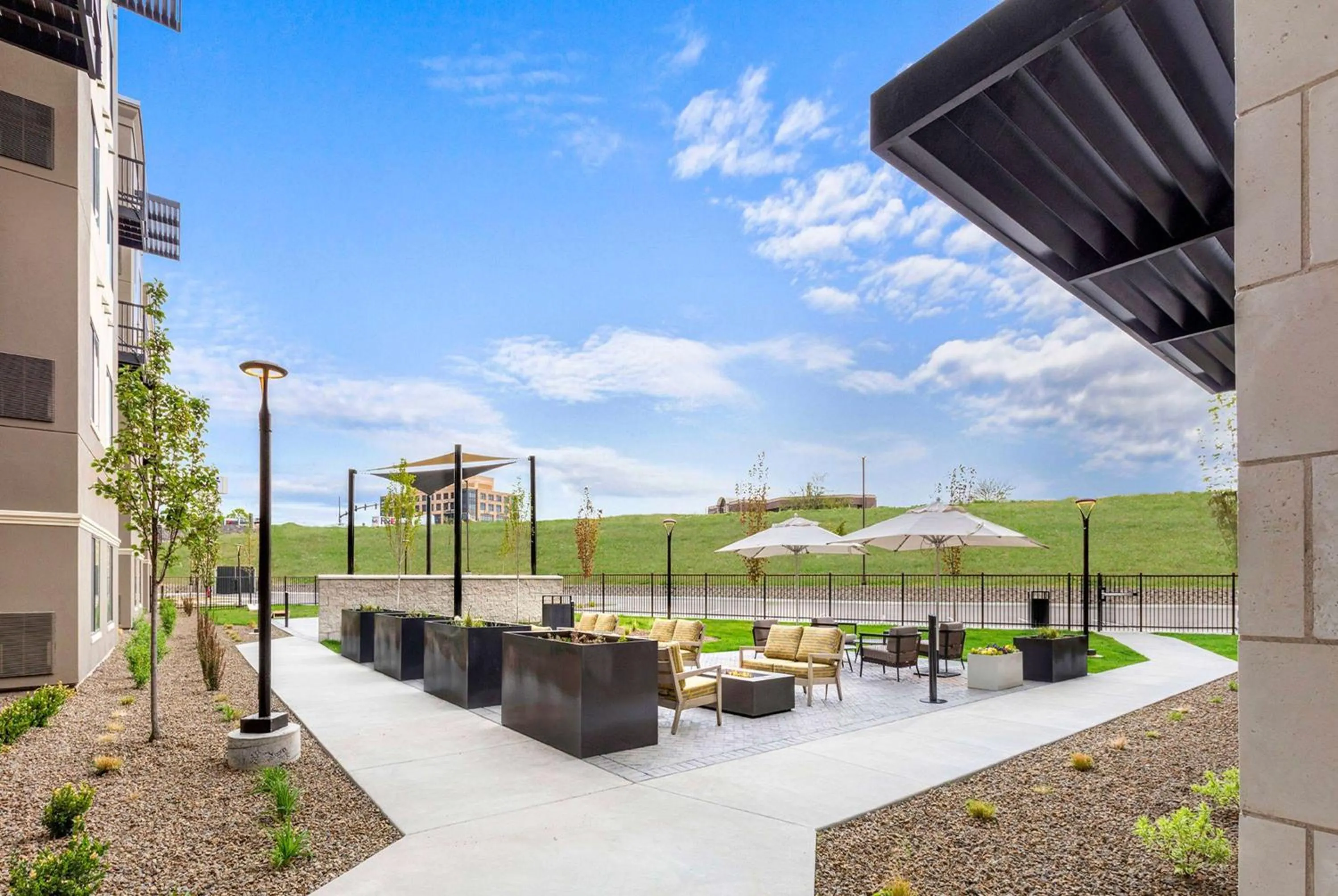 Inner courtyard view in WaterWalk Extended Stay by Wyndham Boise Meridian