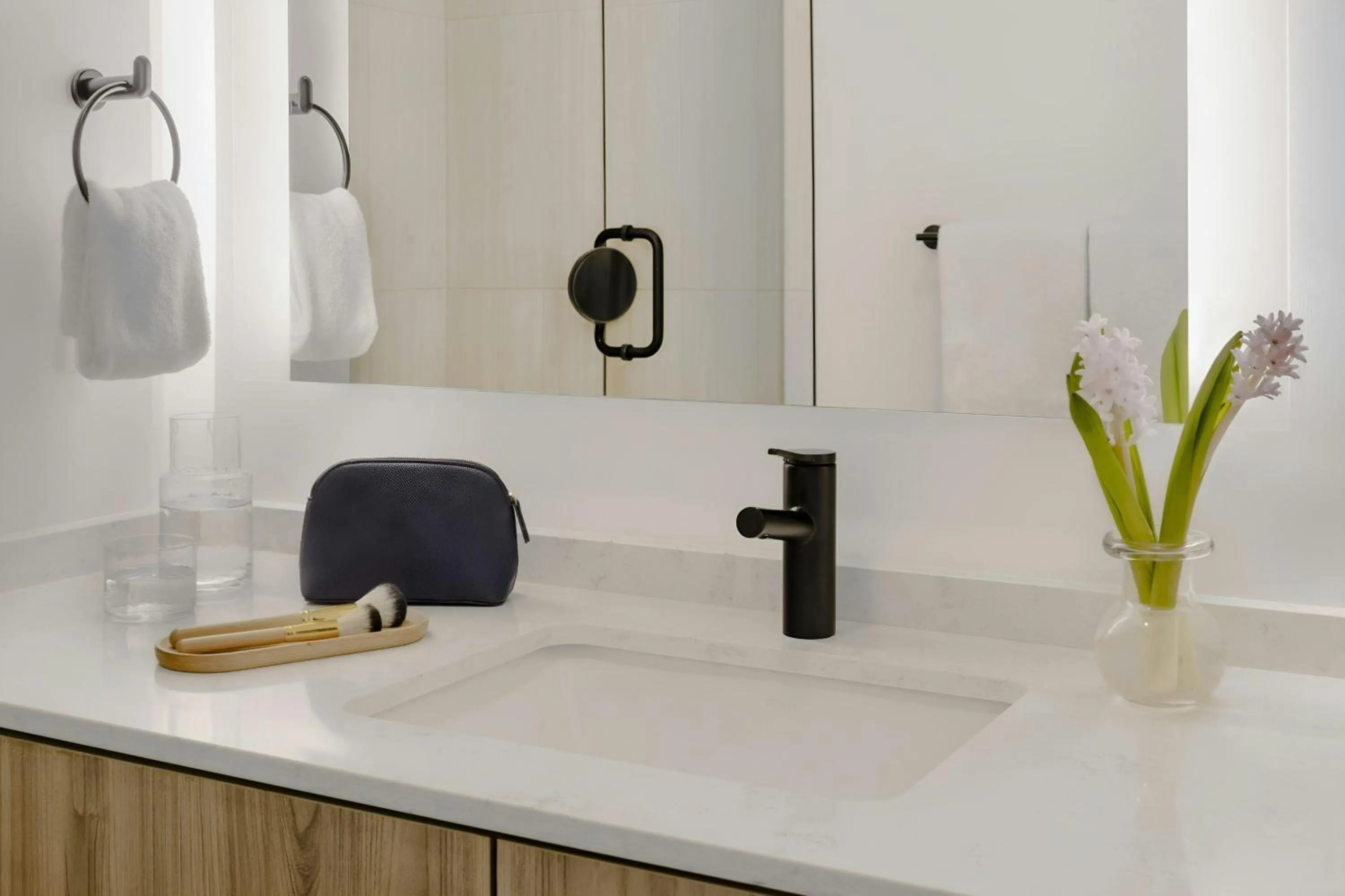 Bathroom in Sonder by Marriott Bonvoy Market Hall Apartments West Loop