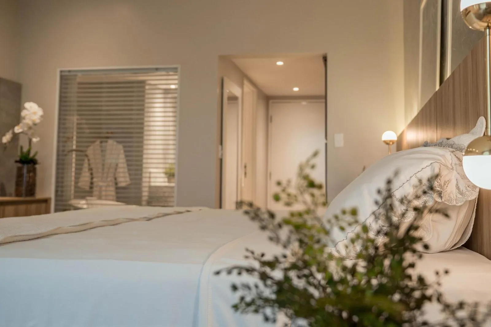 Bedroom, Bed in Blue Tree Premium São Luis