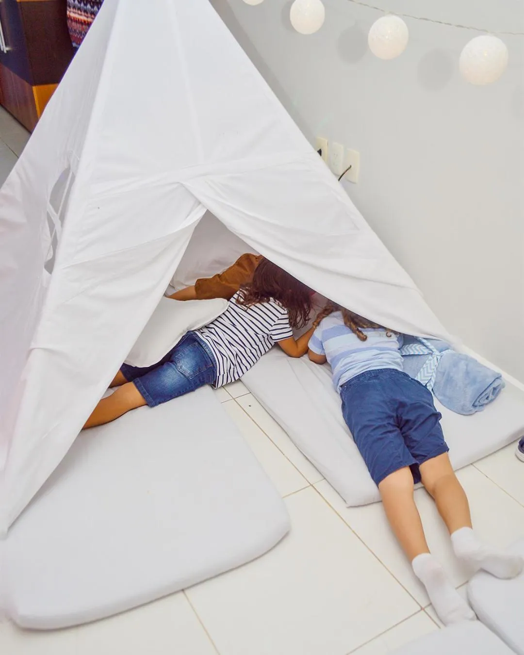 Bedroom, Bed in Blue Tree Premium São Luis