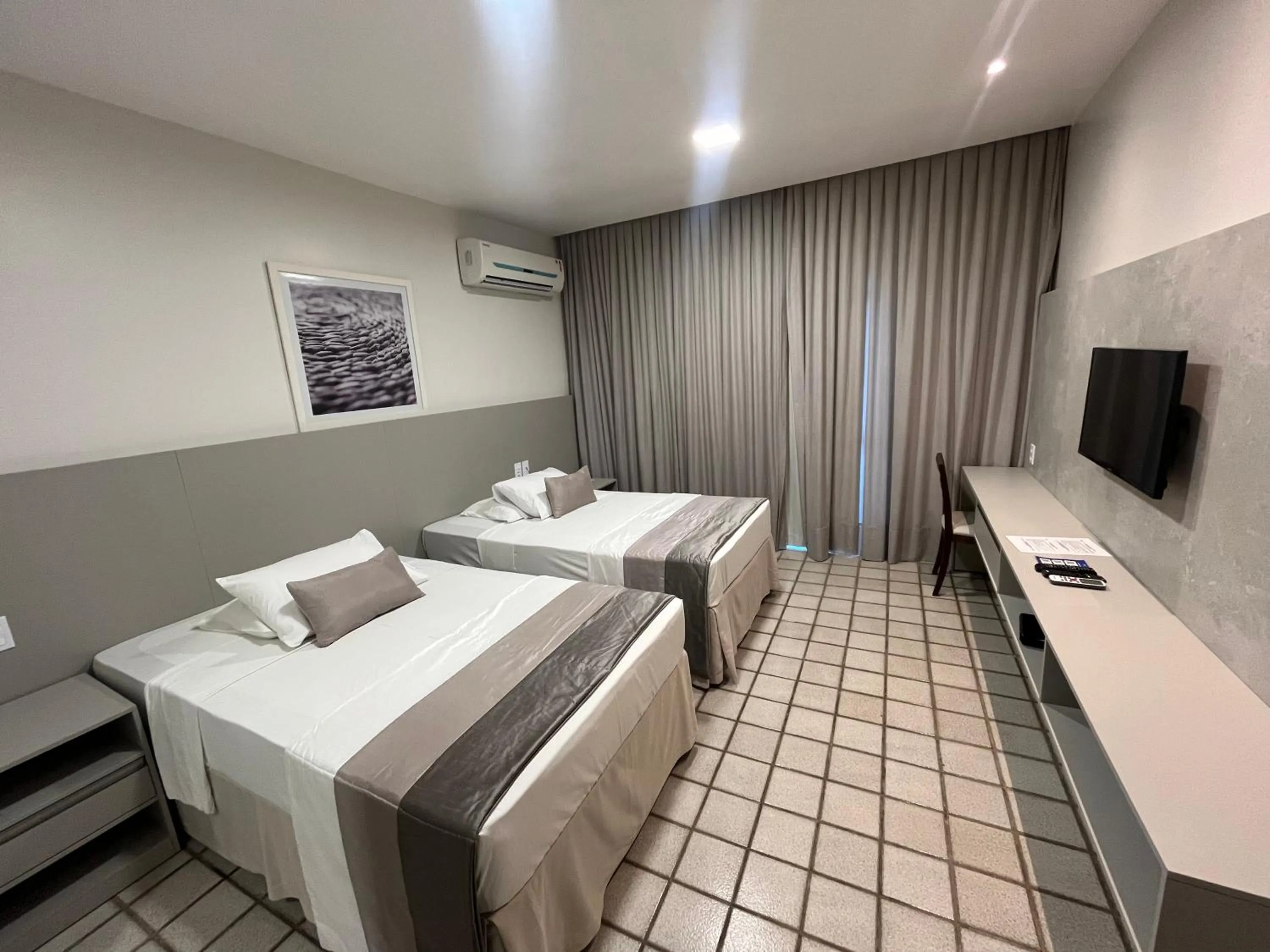 Bedroom, Bed in Blue Tree Premium São Luis