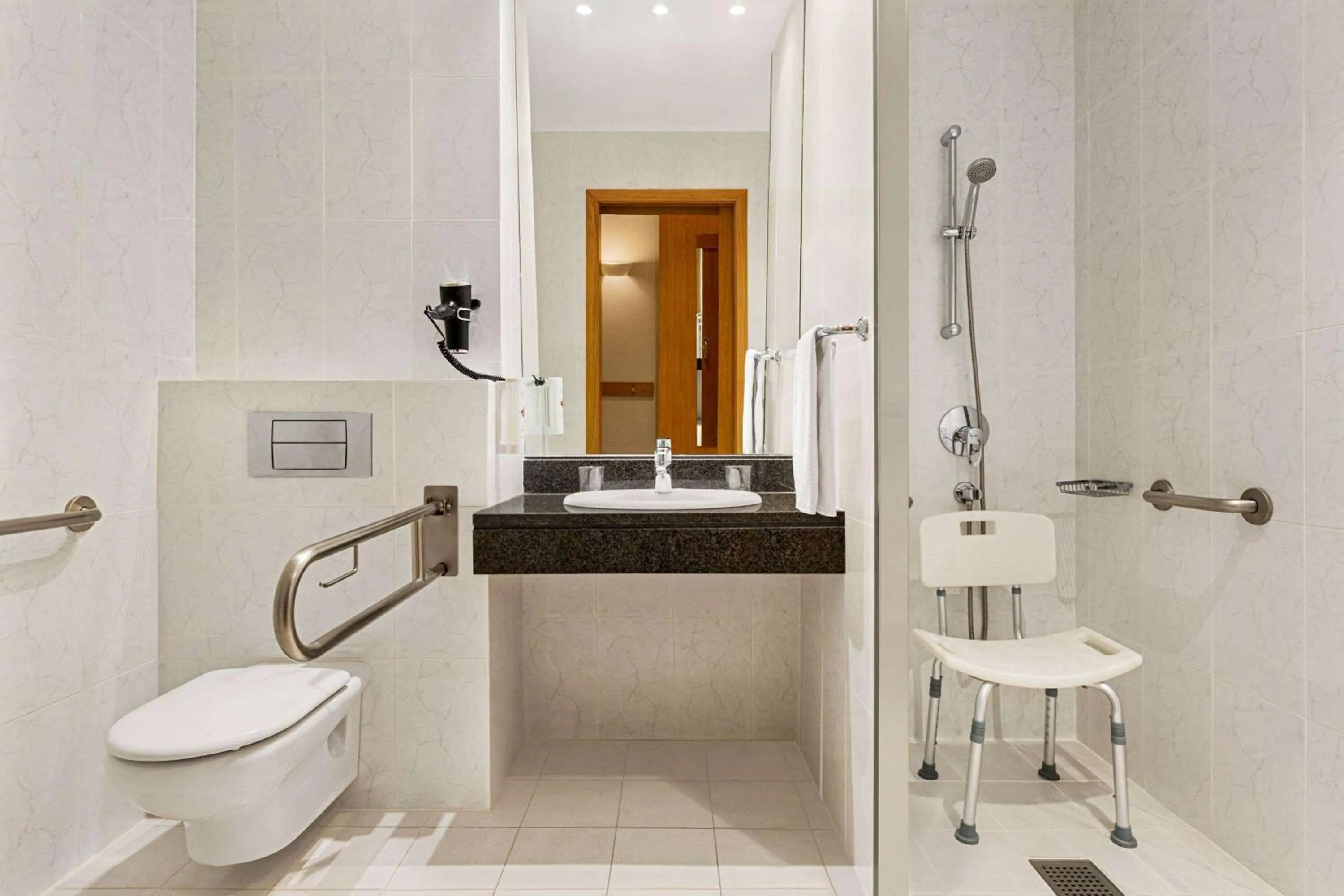 Shower in Ramada by Wyndham Madrid Tres Cantos
