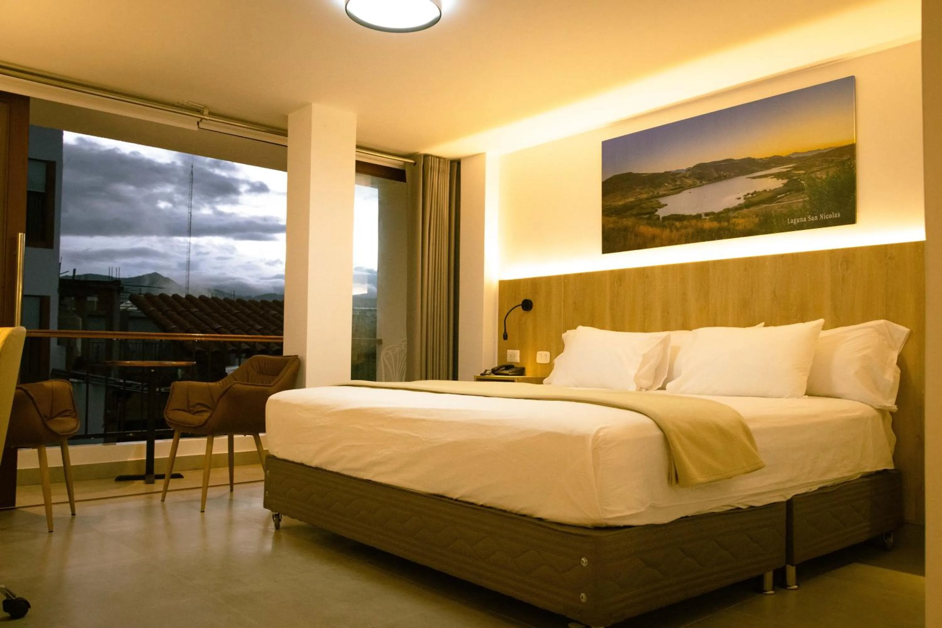 Bed in Baños del Inca Premium Hotel