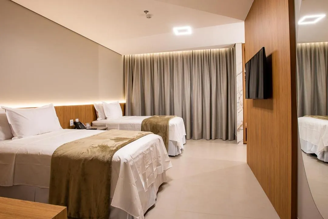 Bed in Amazon Aeroporto Hotel