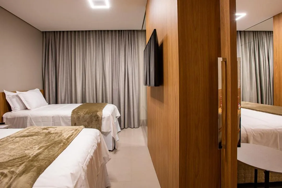 Bed in Amazon Aeroporto Hotel