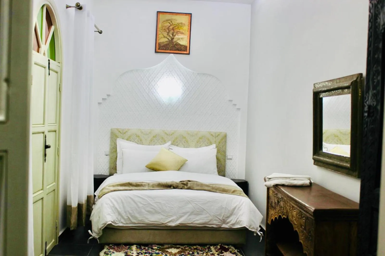 Bed in DAR Riad Jomana