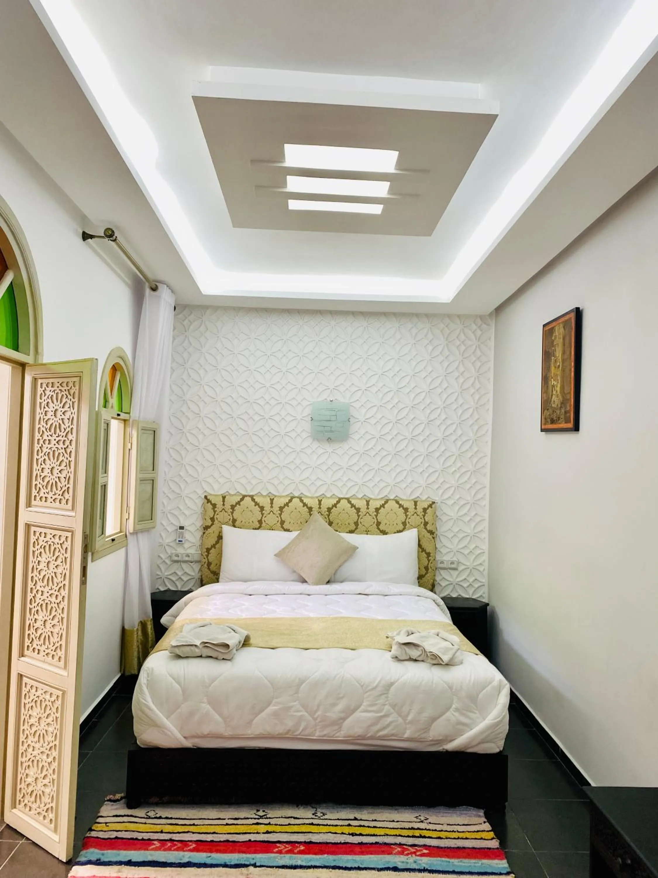 Bed in DAR Riad Jomana