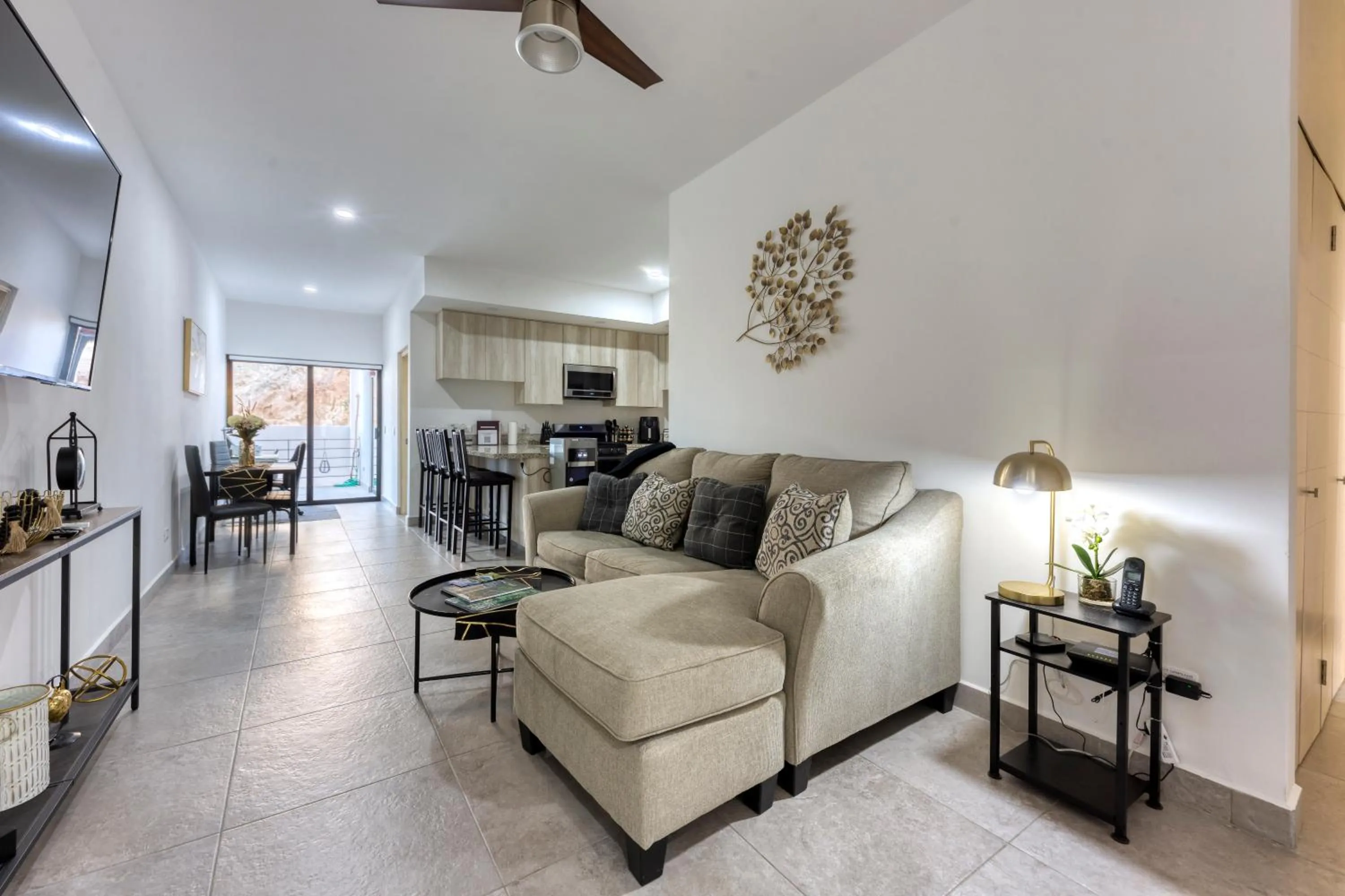 Living room in Pedregal Towers