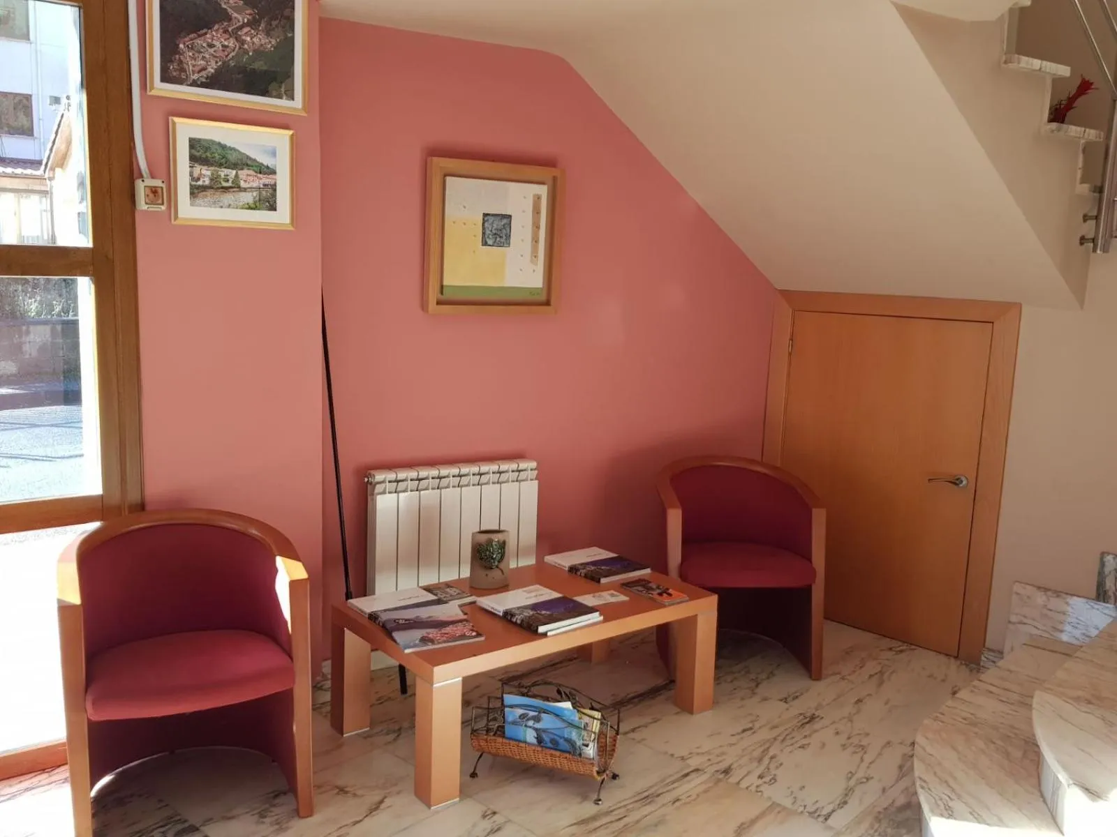 Lobby or reception in Hotel las Cruces