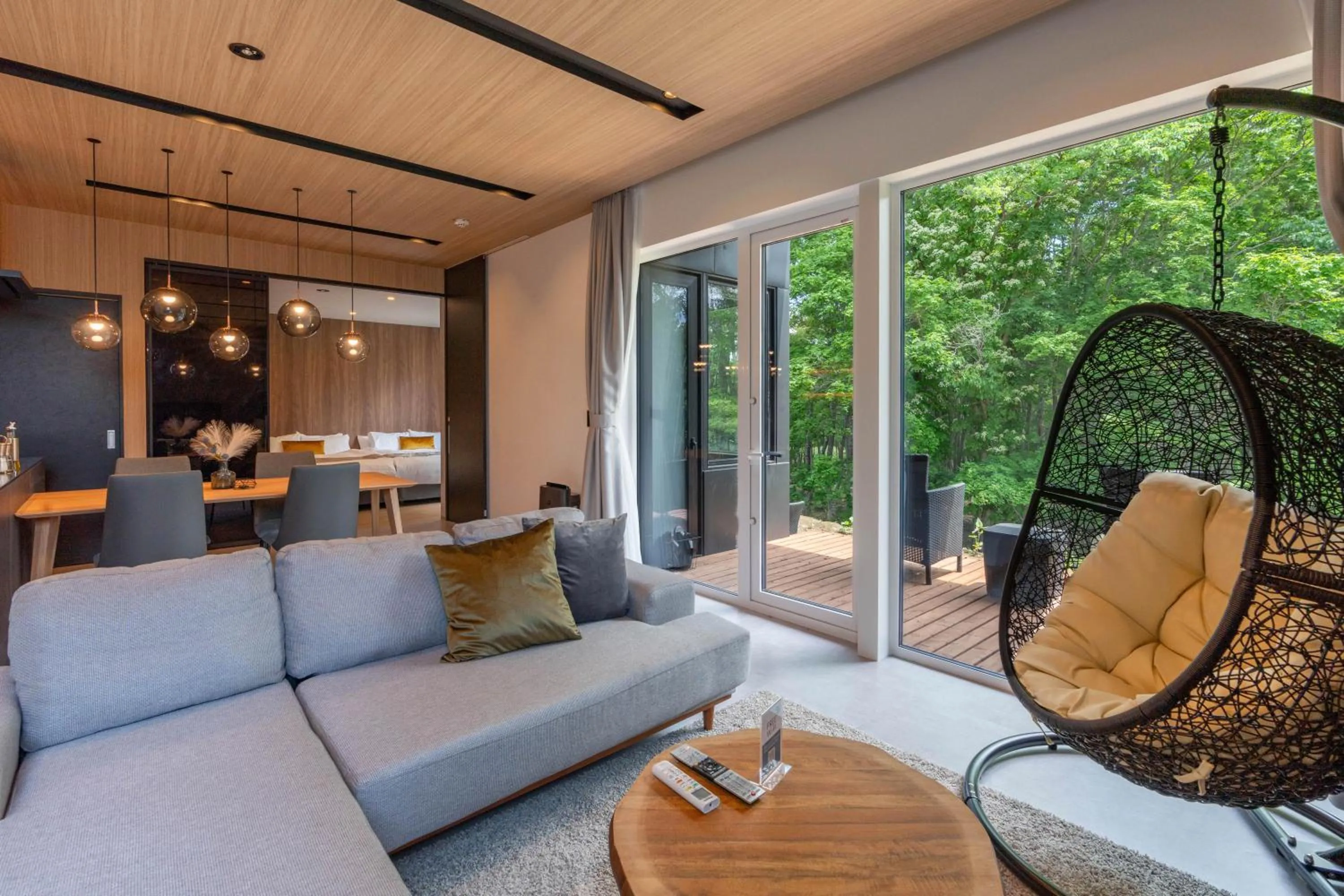 Living room in Japavista Rusutsu