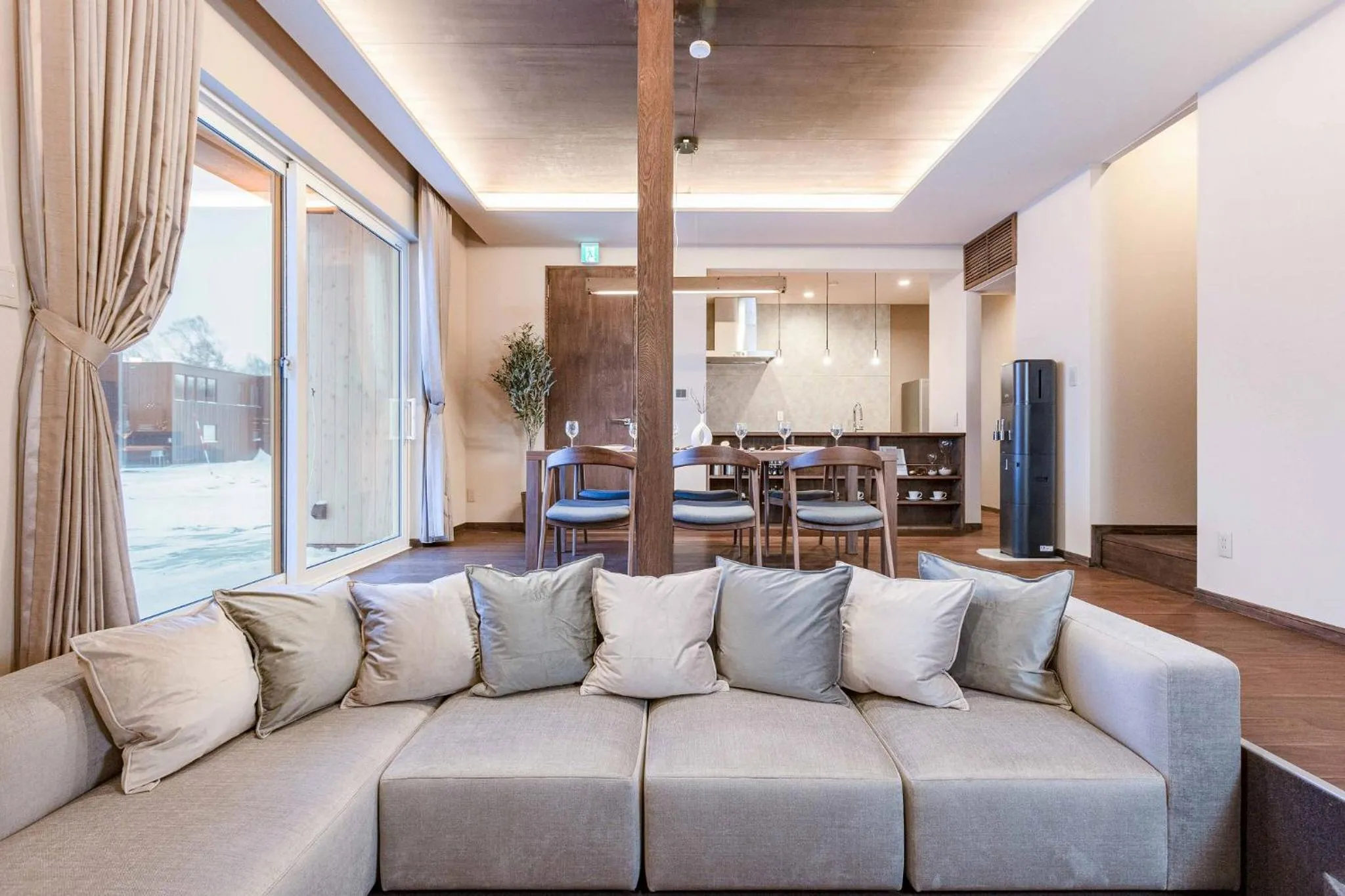 Living room in Japavista Rusutsu