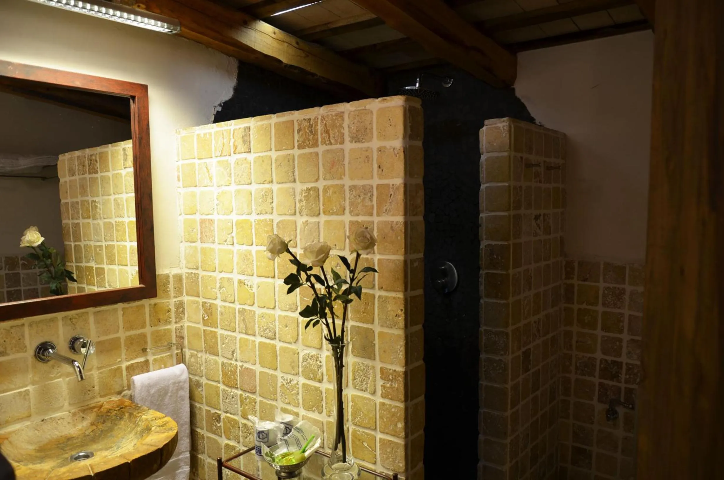 Bathroom in Hotel Galena Mas Comangau