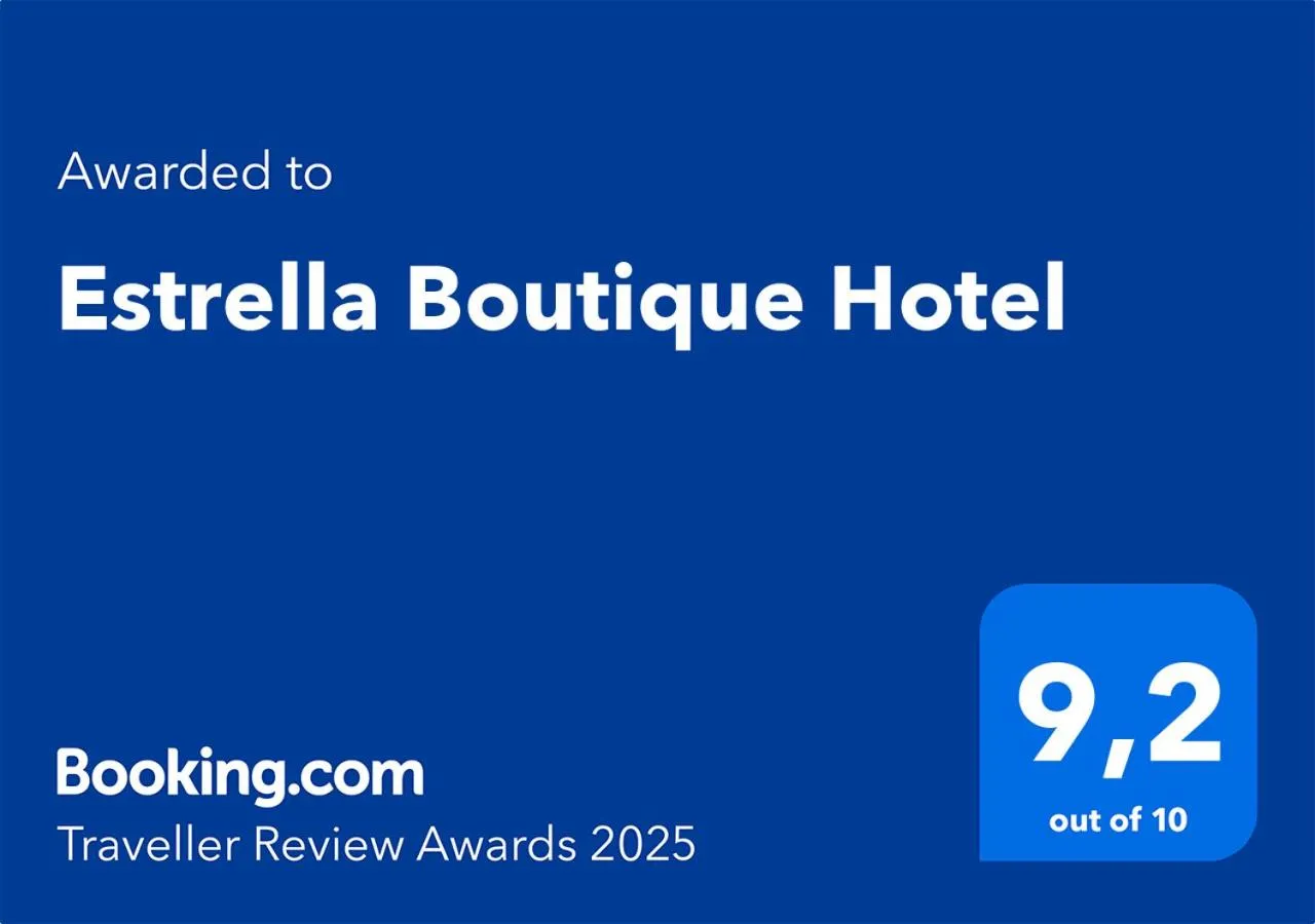 Certificate/Award in Estrella Boutique Hotel