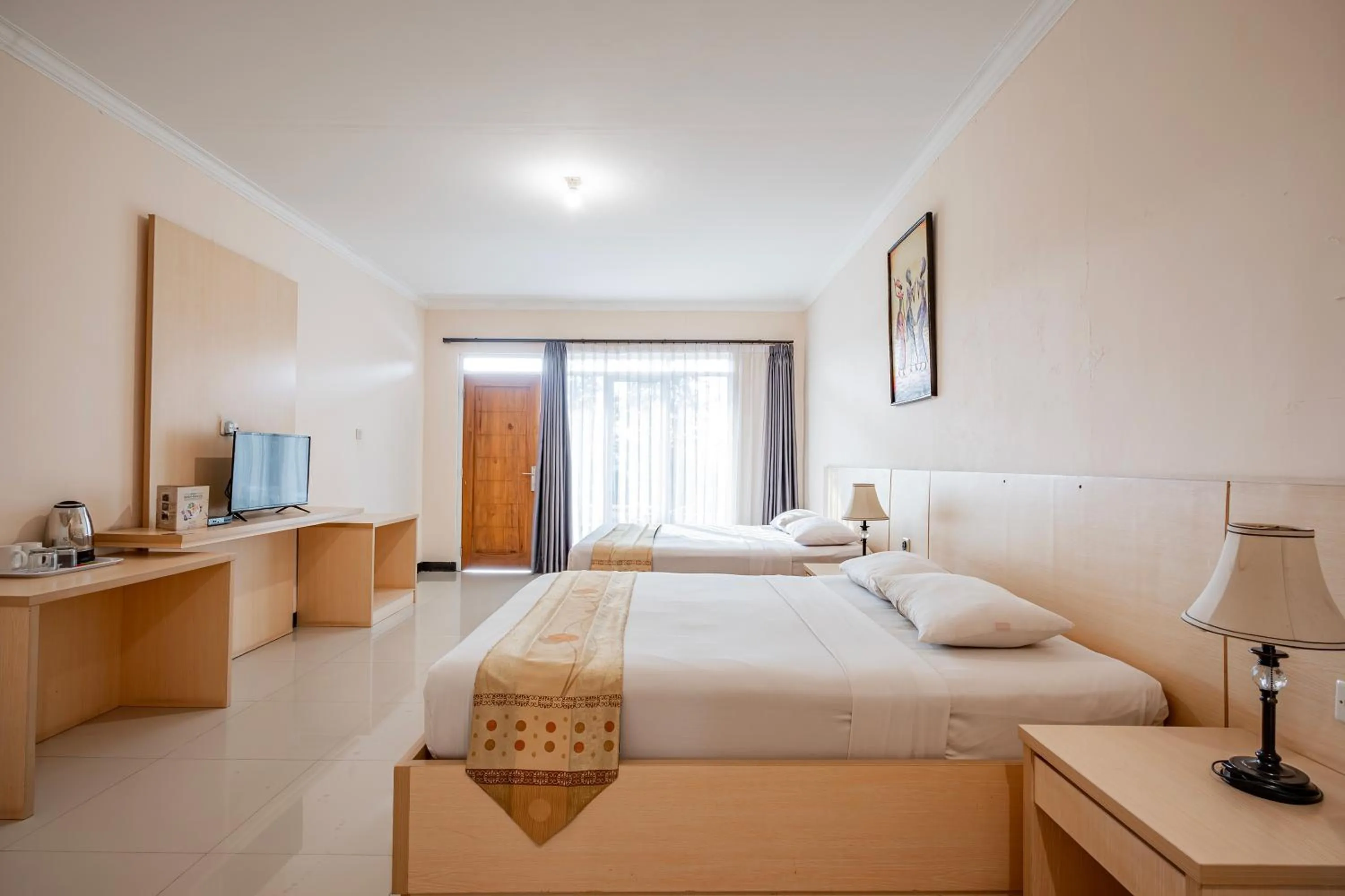 Bed in Hotel Pesona Ciwidey