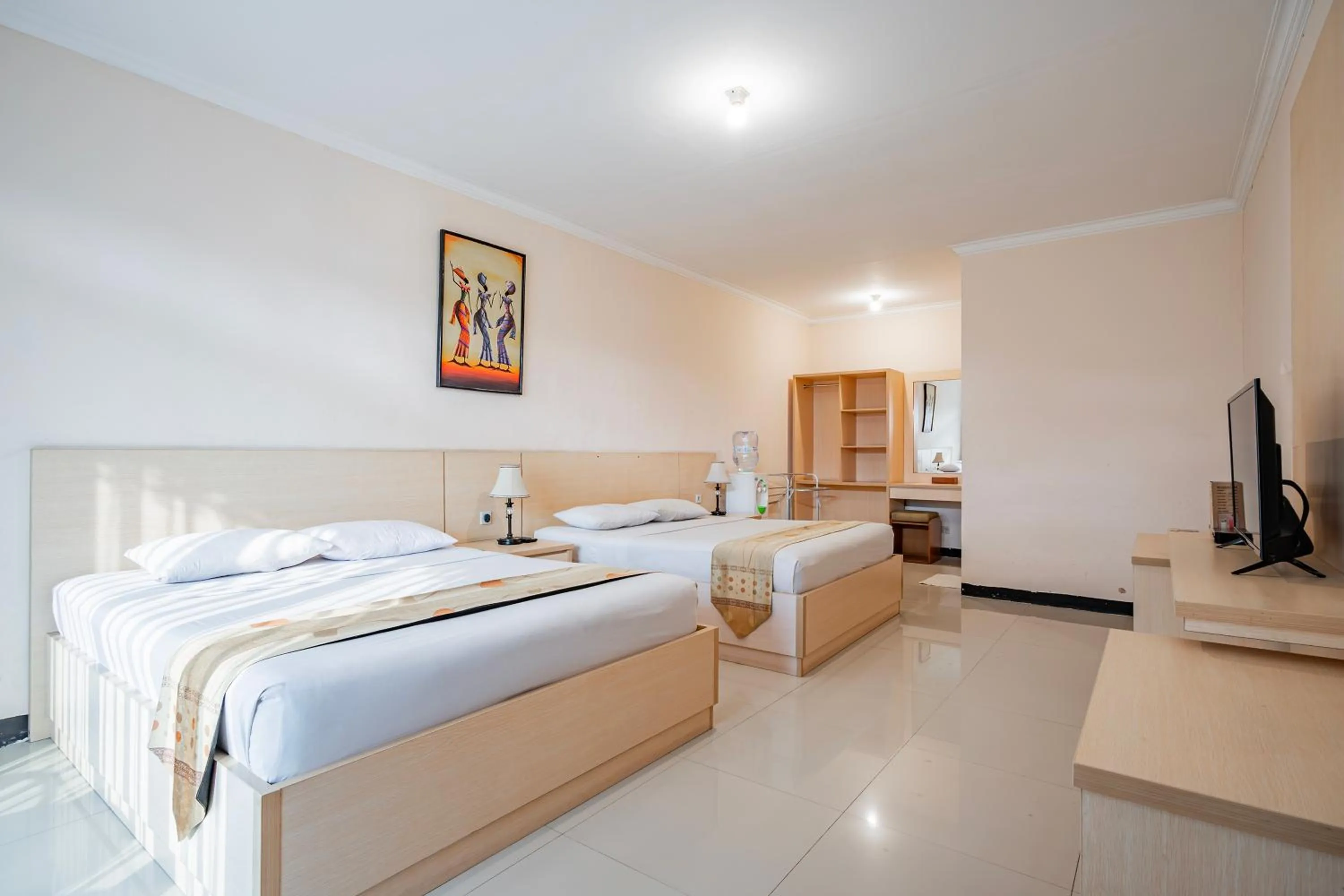 Bed in Hotel Pesona Ciwidey