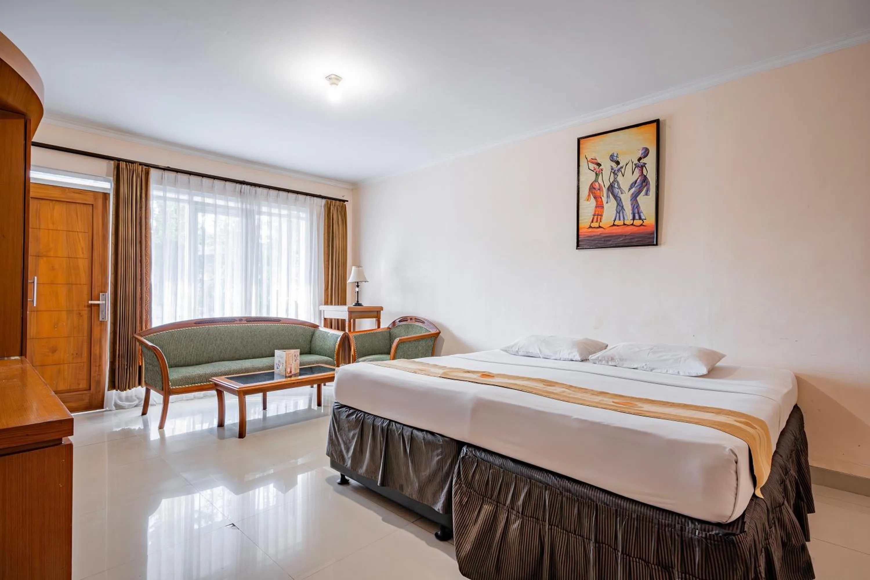 Bed in Hotel Pesona Ciwidey