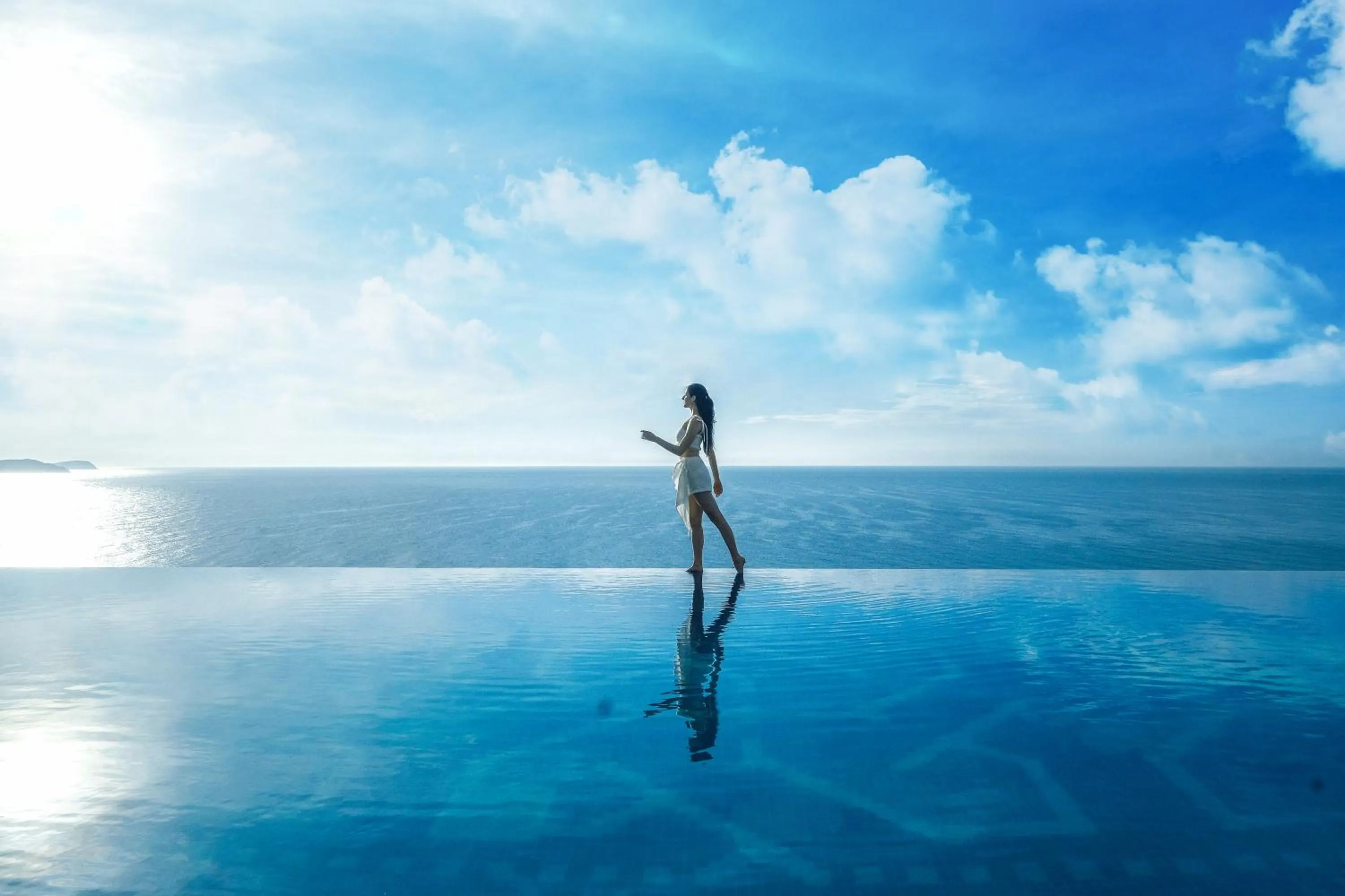 Pool view in Mandala Cham Bay Mui Ne