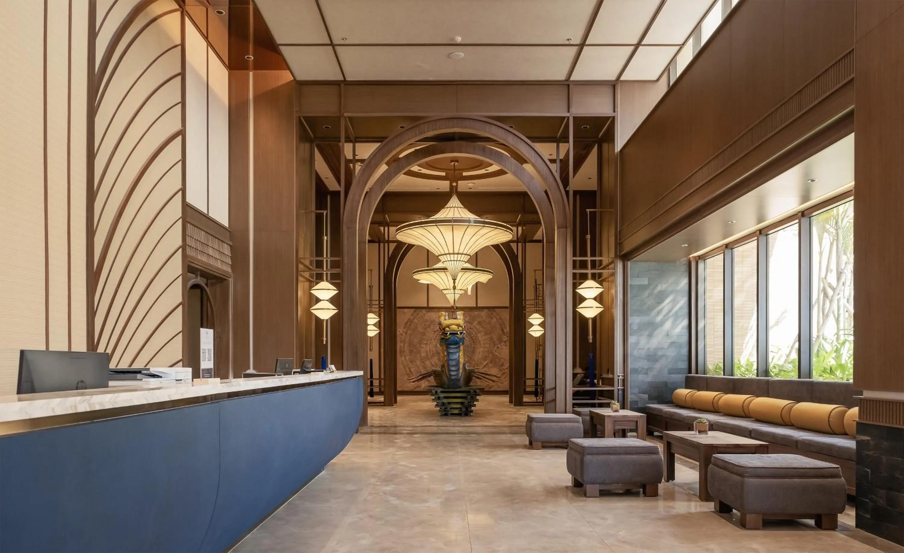 Lobby or reception in Mandala Cham Bay Mui Ne