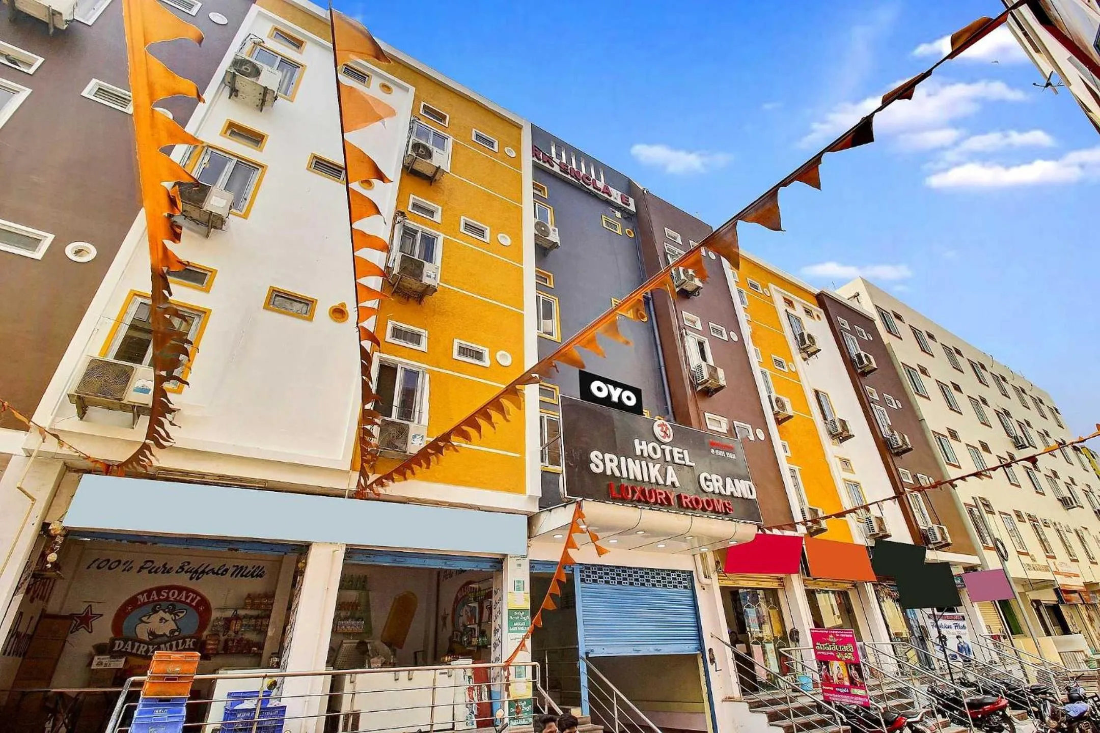 Facade/entrance in Hotel O Srinika Grand NEAR Shamshabad Airport