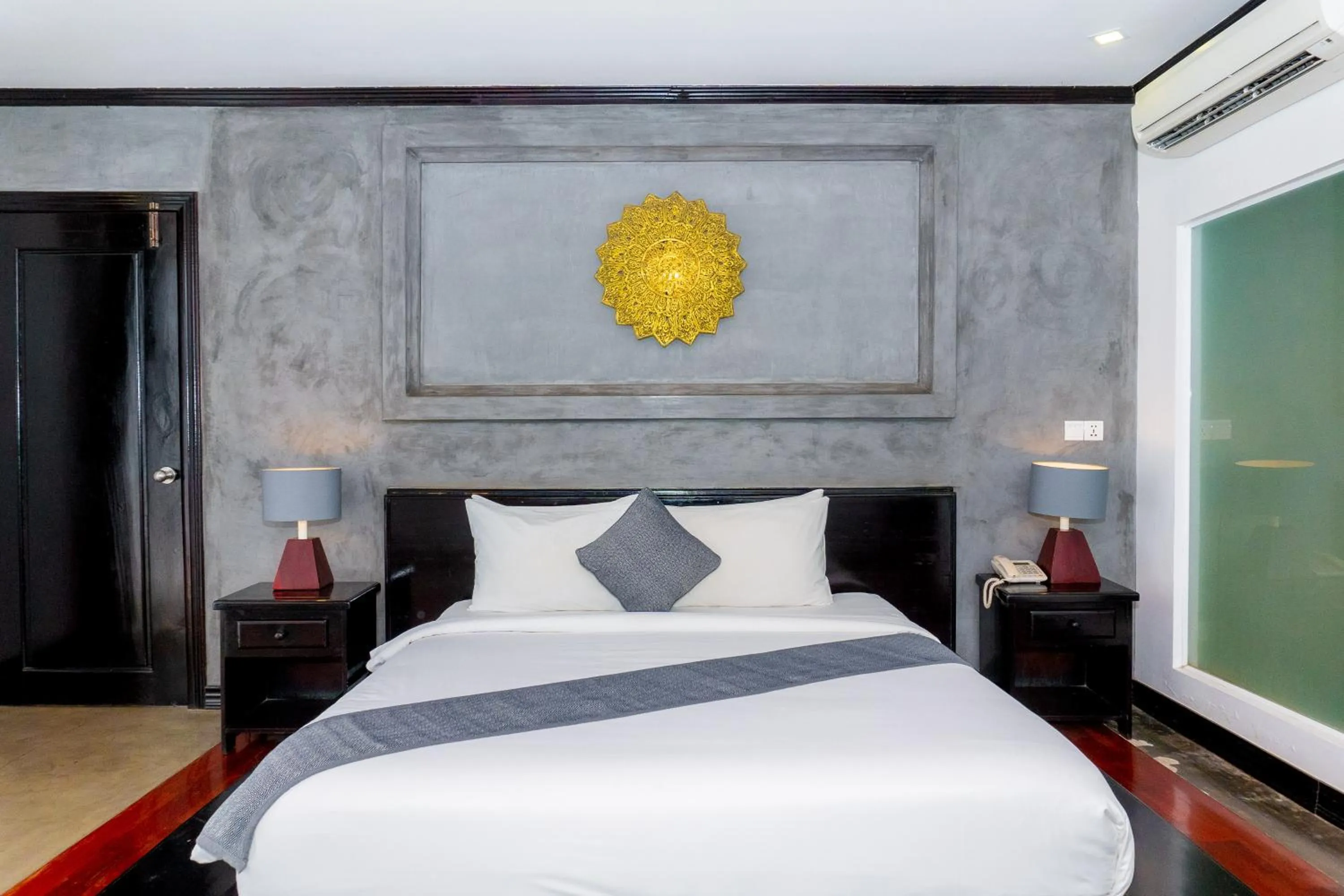 Bed in Angkor Tempora Boutique