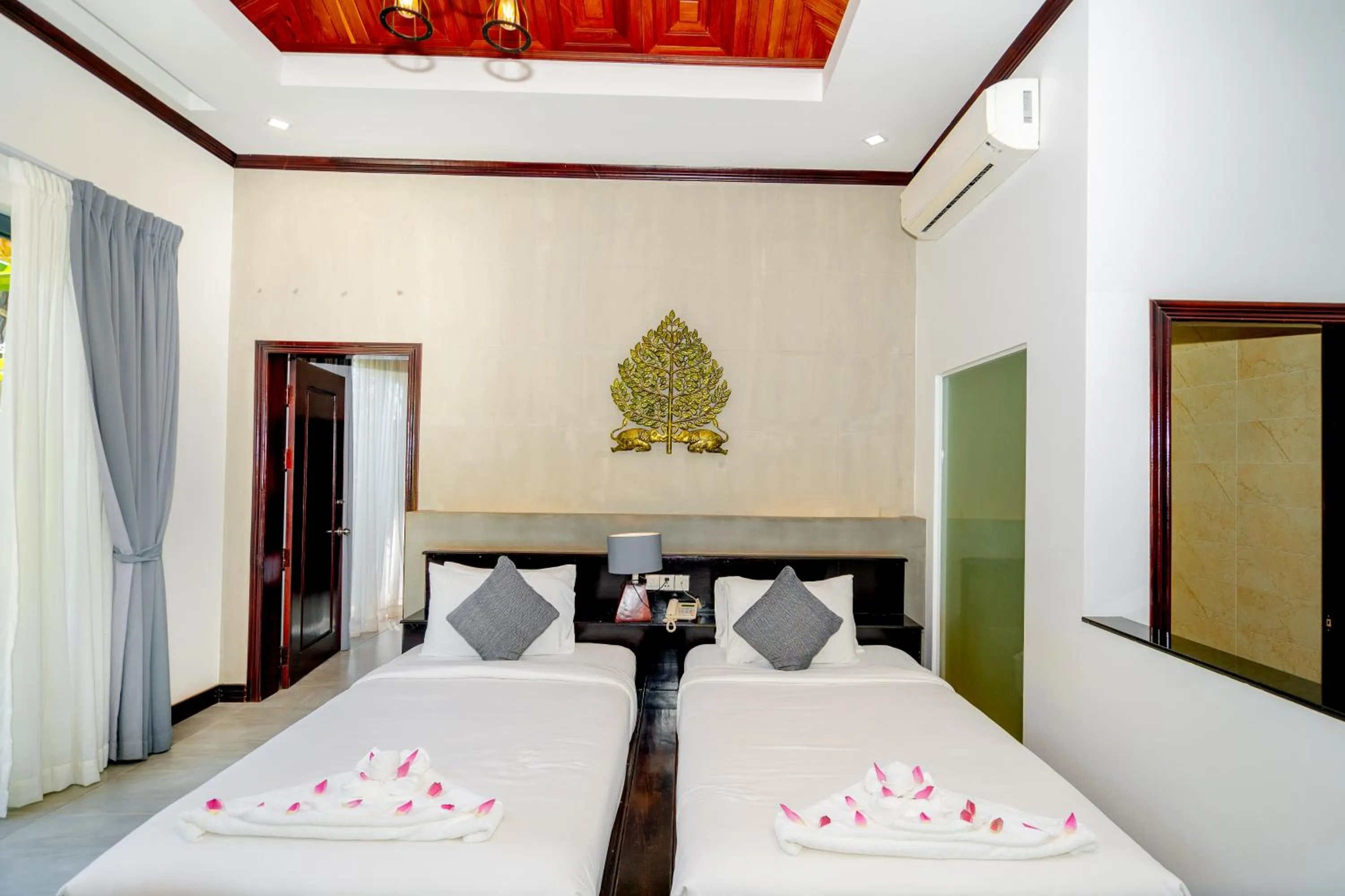 Bed in Angkor Tempora Boutique