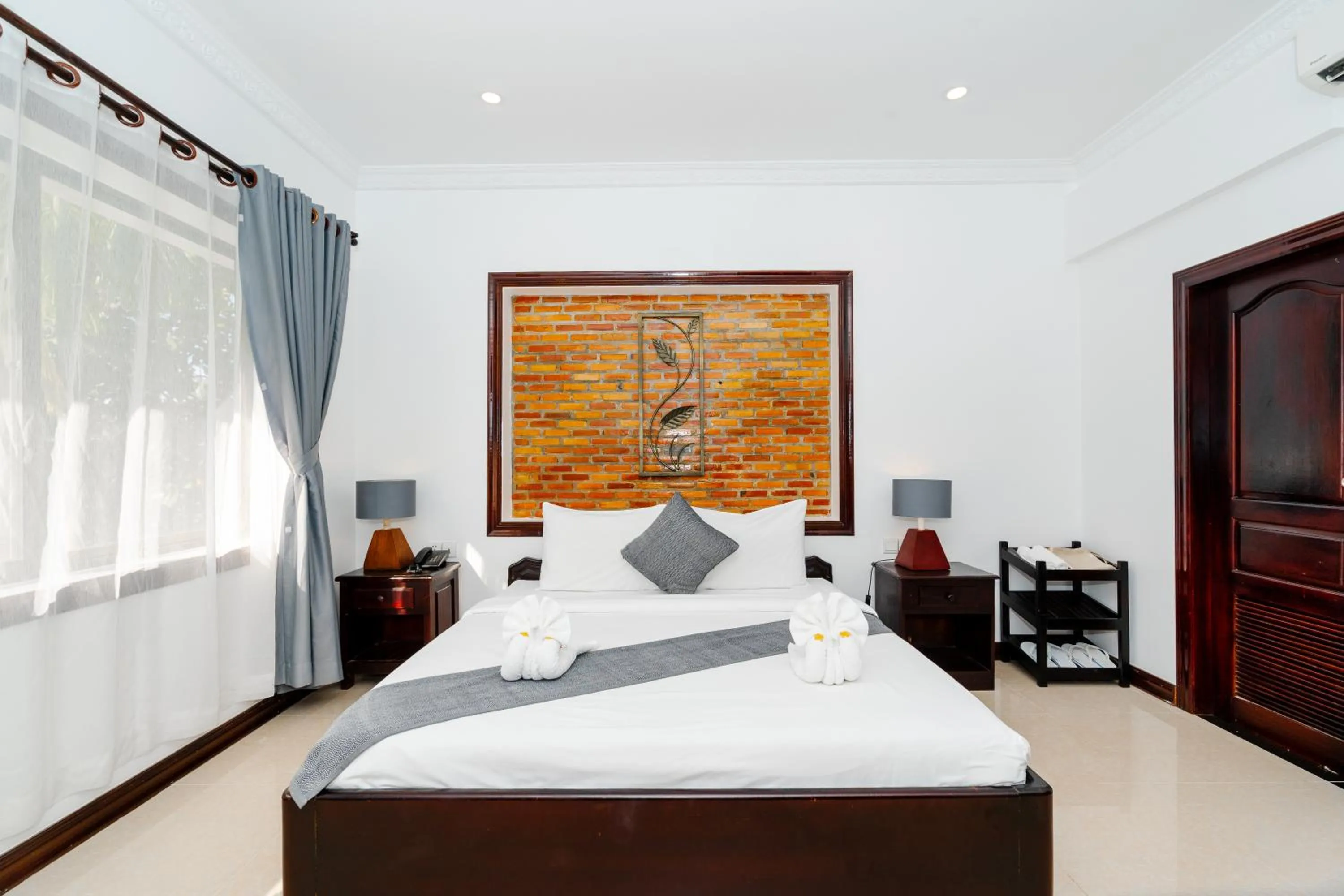 Bed in Angkor Tempora Boutique