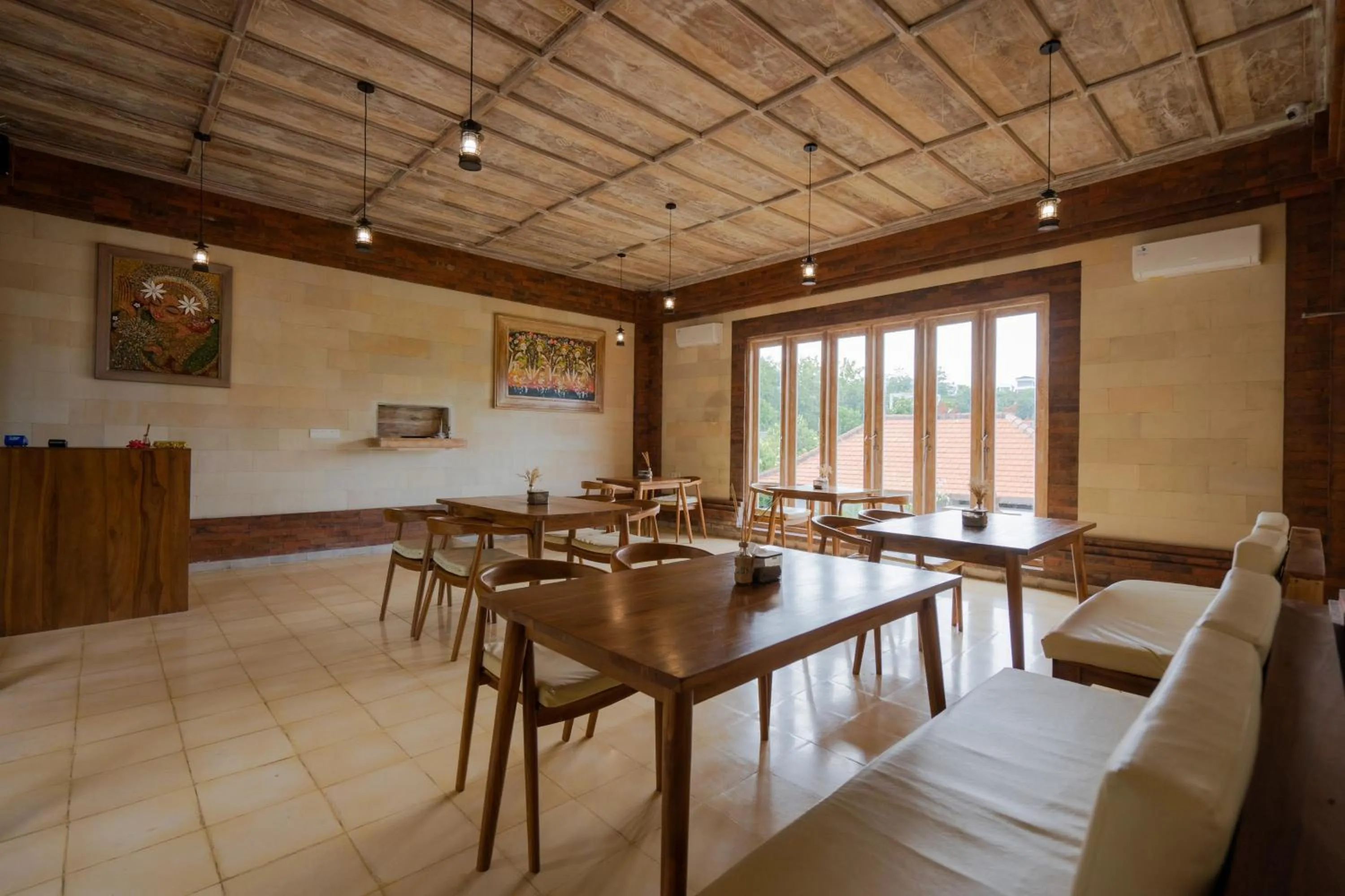 Seating area in Agaru Villa Uluwatu by The Lavana