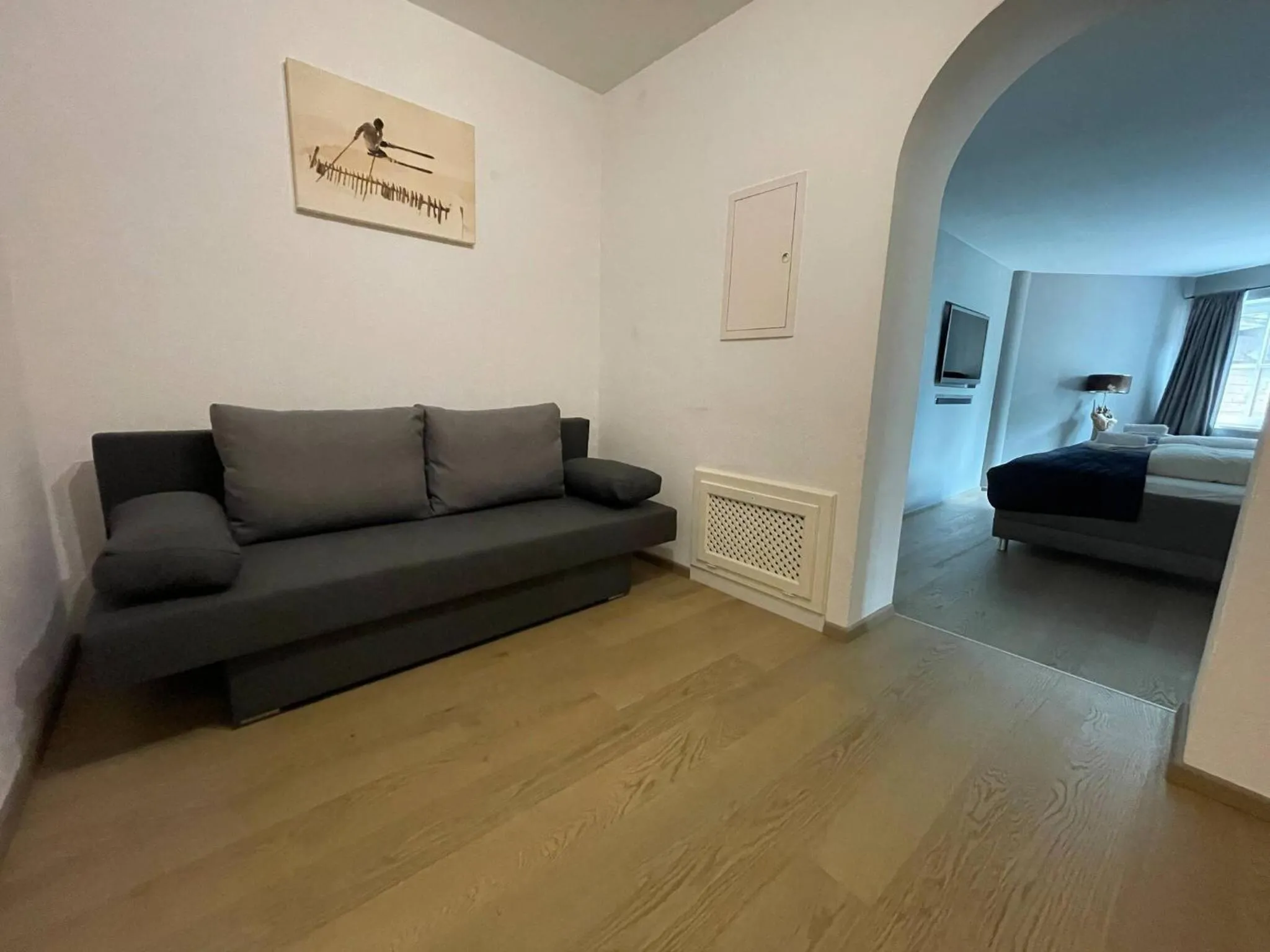 Bed in Kitz-Heart Apartments by Alpine Host Helpers