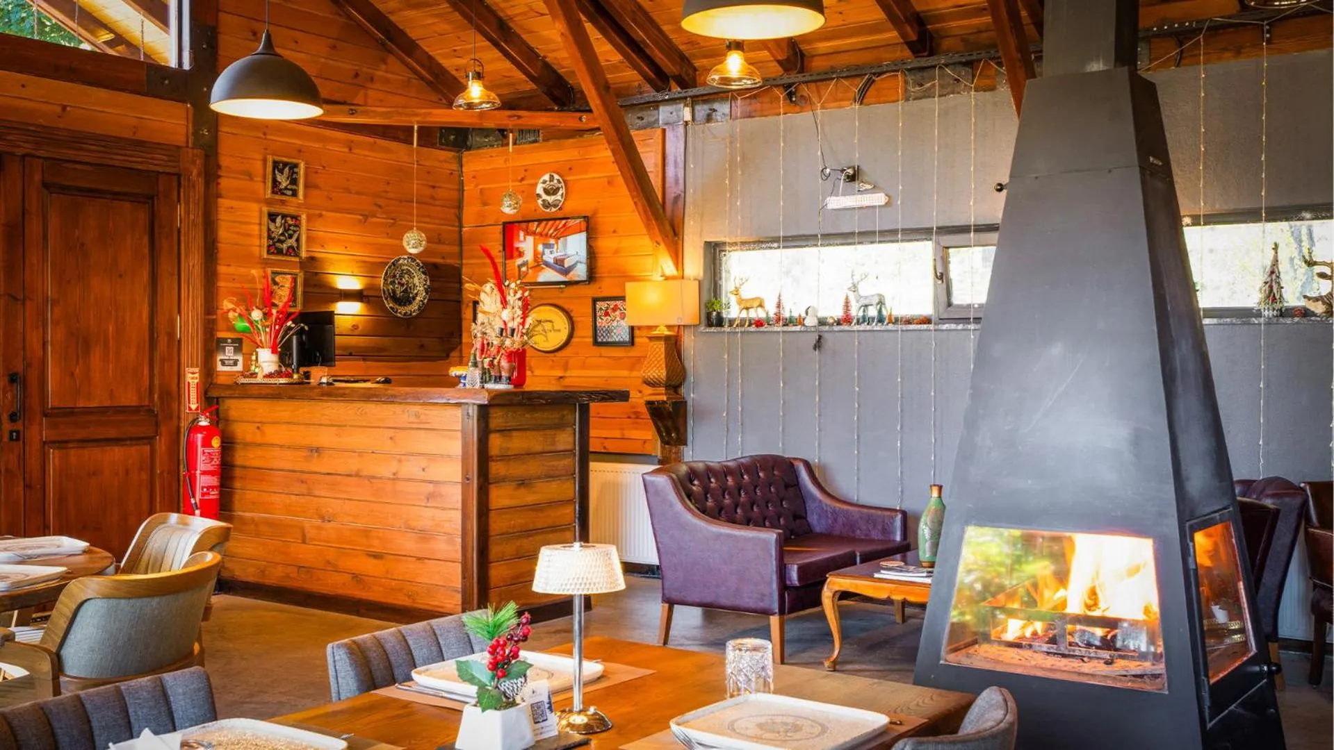 Lobby or reception in Abant Niz