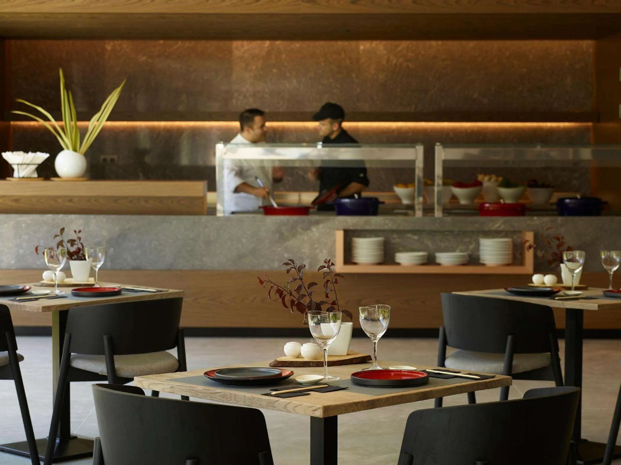 Restaurant/places to eat in The Ixian Grand & All Suites - Adults Only Hotel