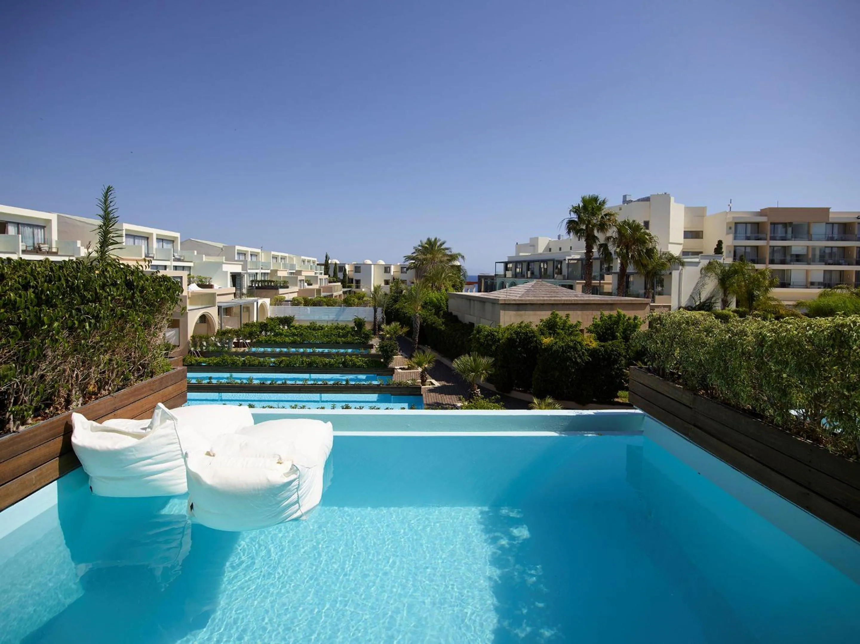 Pool view in The Ixian Grand & All Suites - Adults Only Hotel