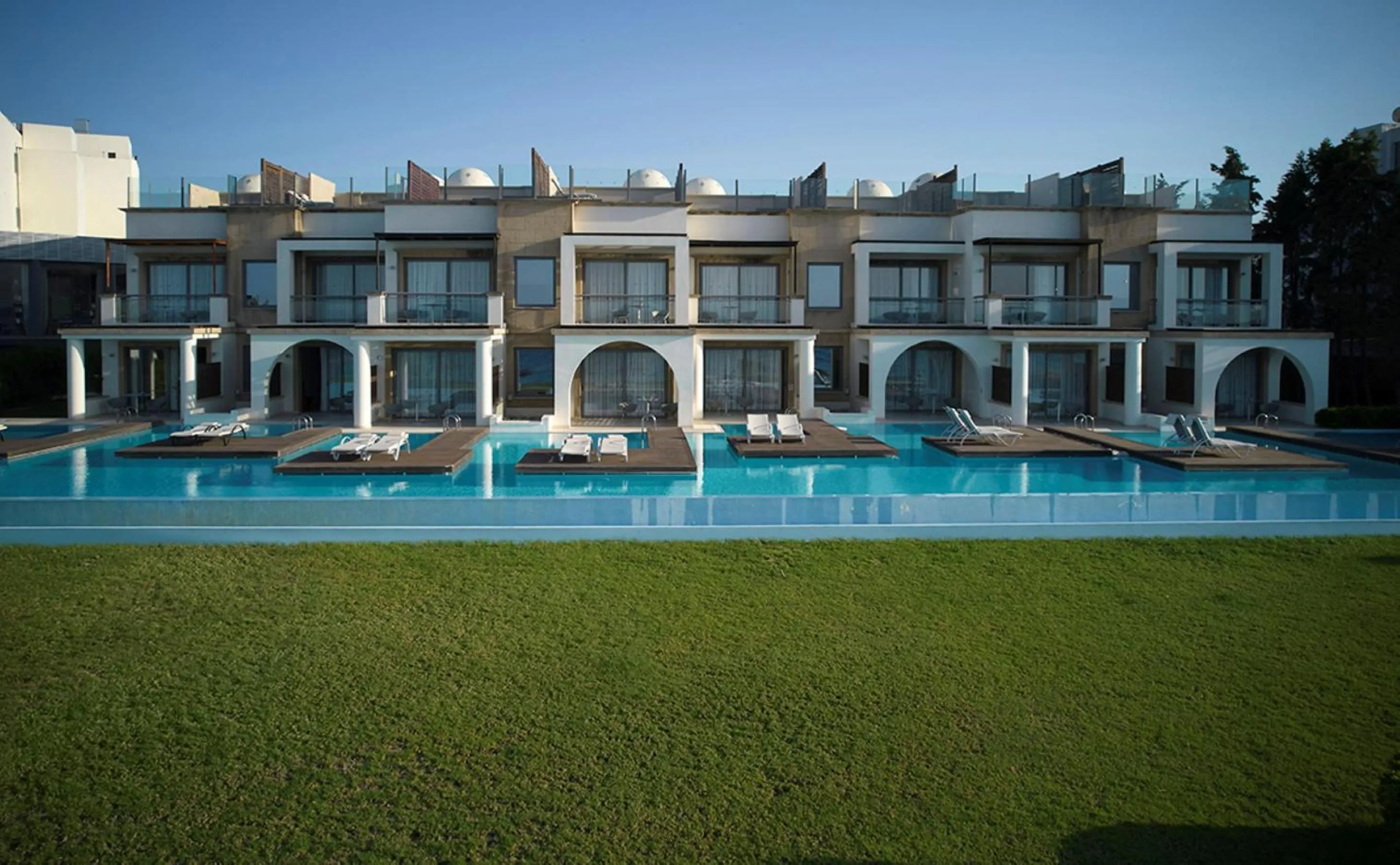 Pool view in The Ixian Grand & All Suites - Adults Only Hotel