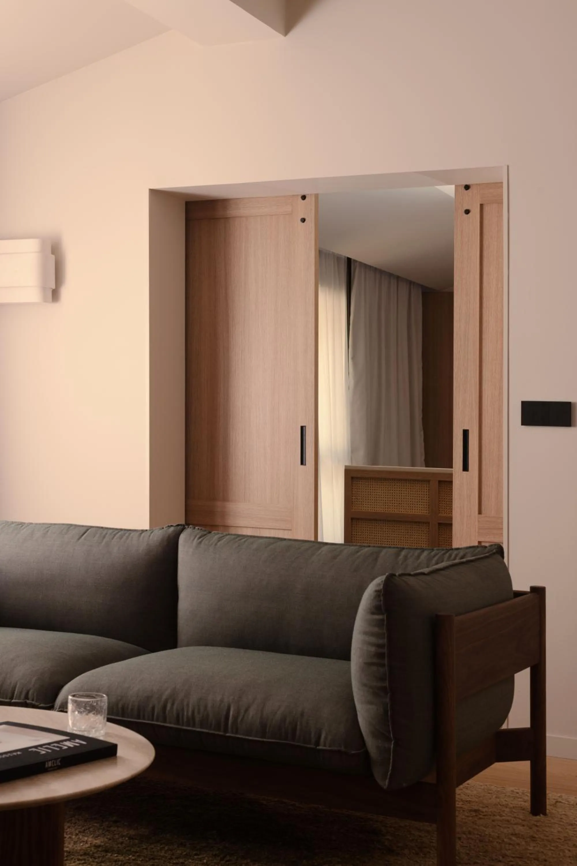 Living room in Hôtel Parc du Landreau