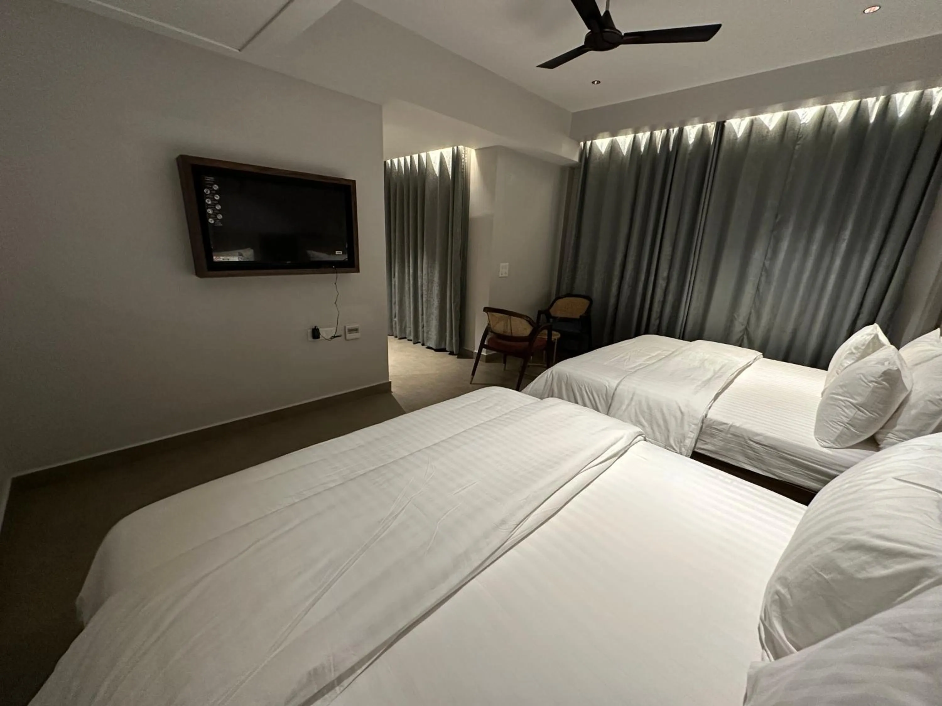 TV and multimedia, Bed in Belvedere Suites
