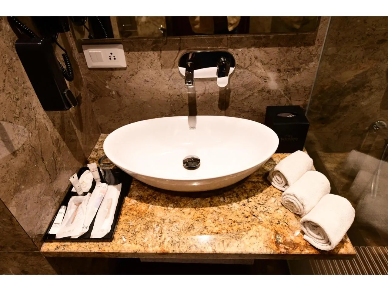 Bathroom in Belvedere Suites