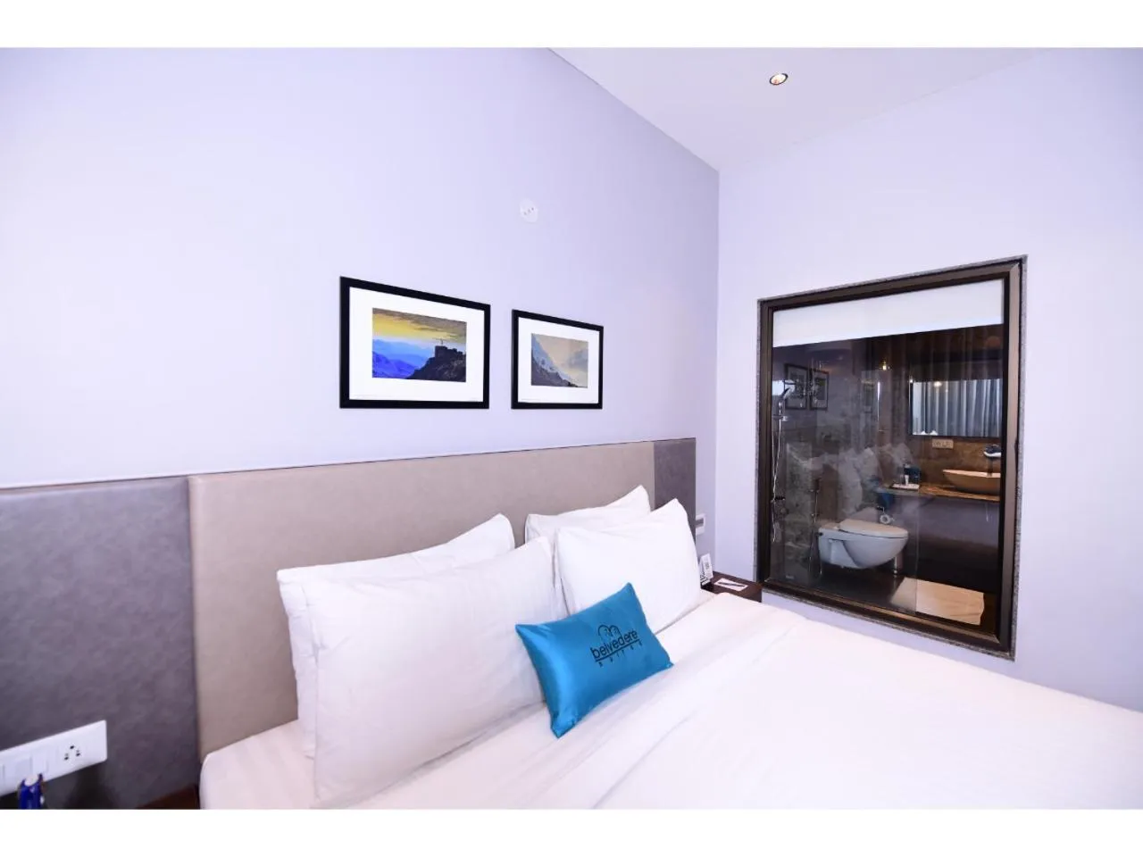 Bed in Belvedere Suites