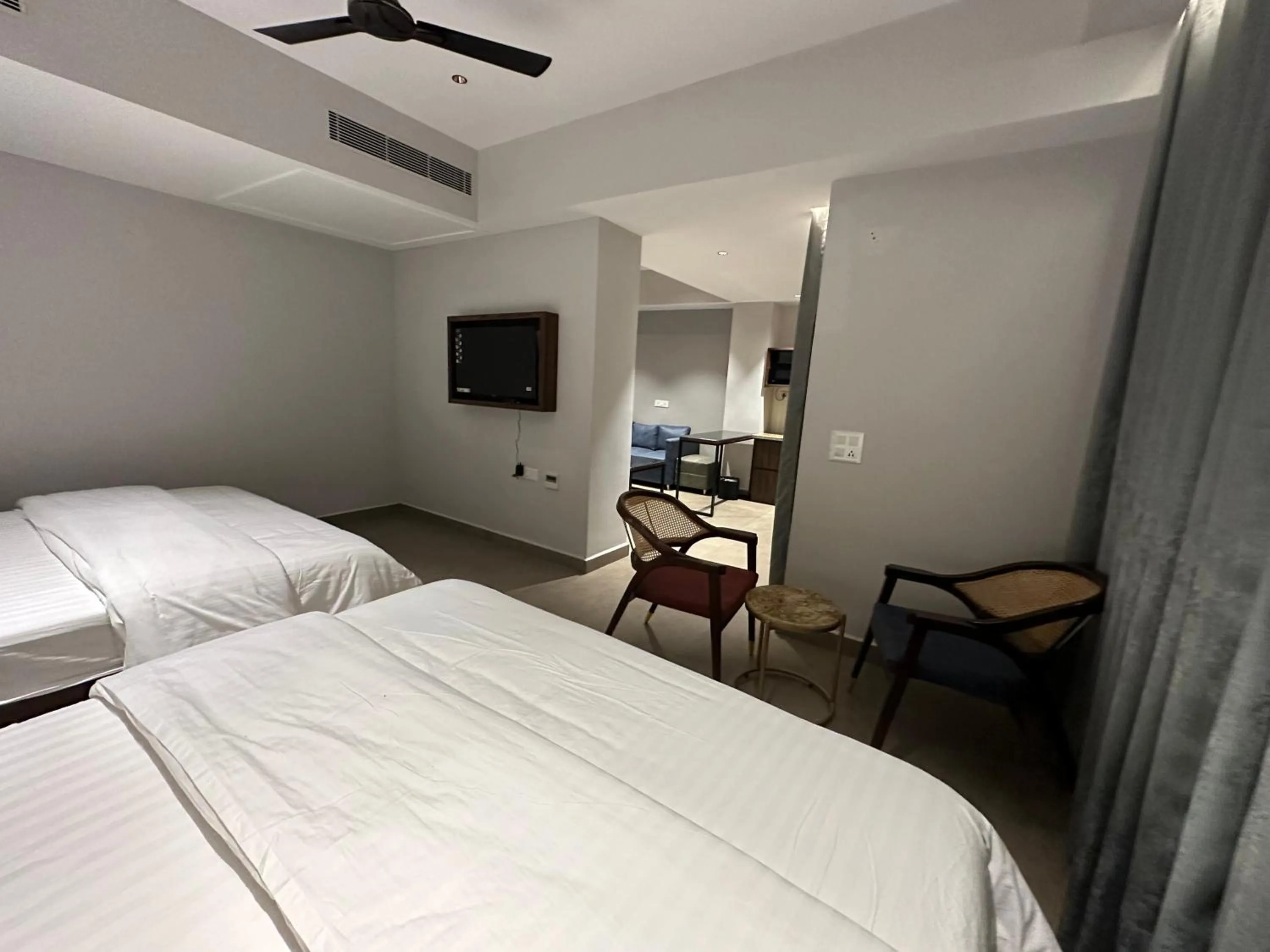 TV and multimedia, Bed in Belvedere Suites