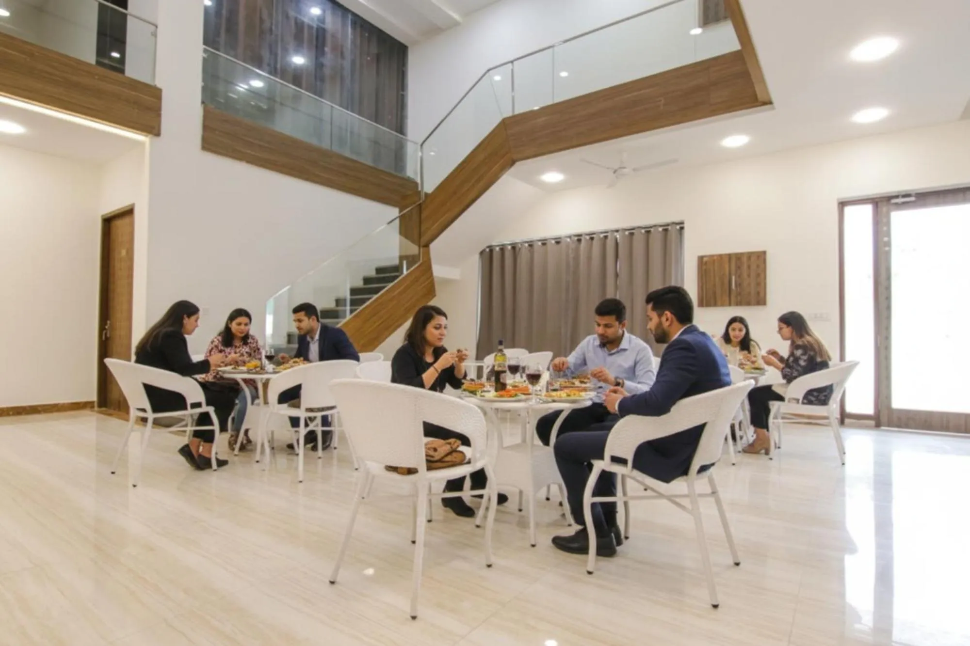 Restaurant/places to eat in FabHotel Sky Lark Farm