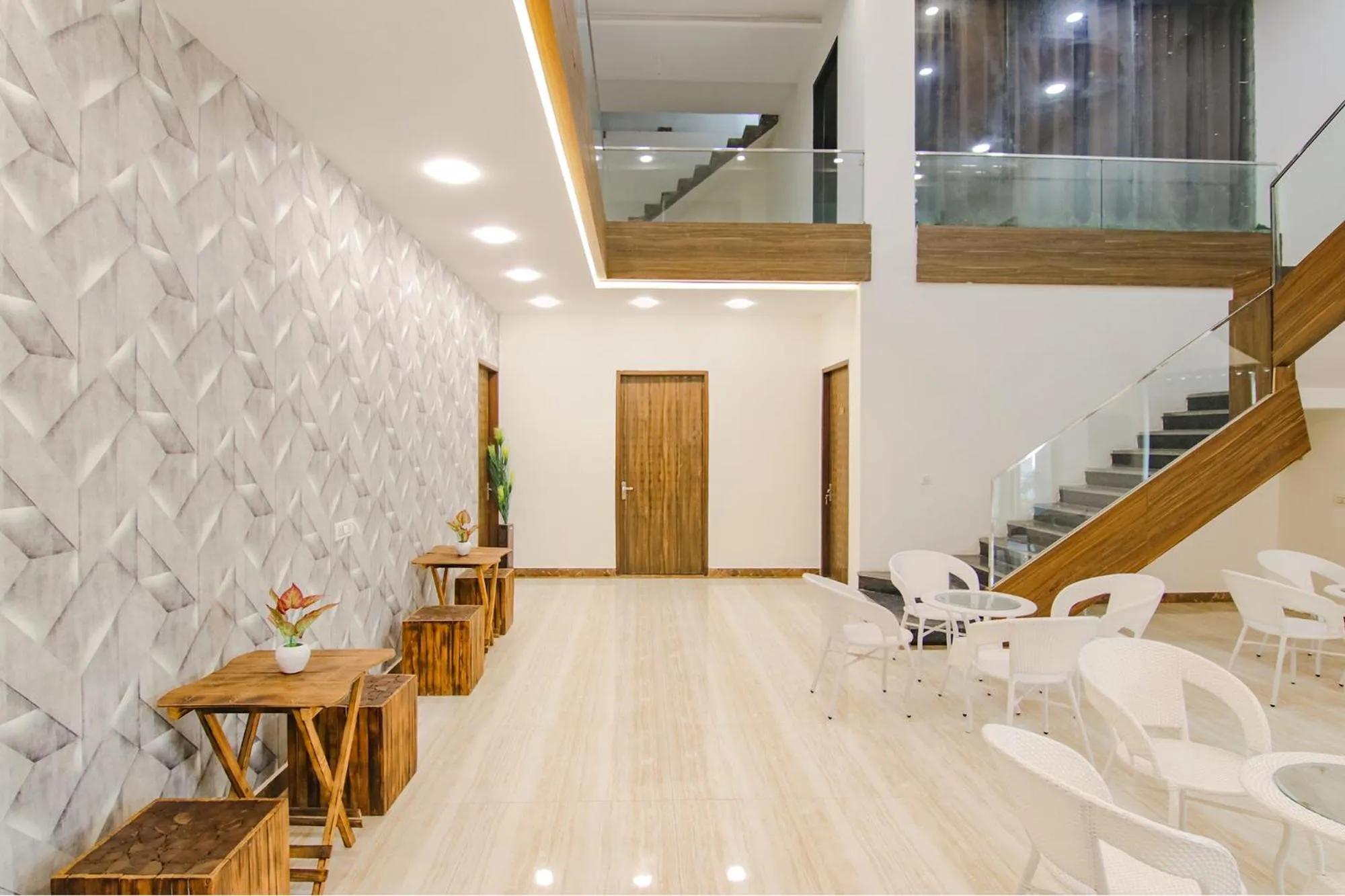 Restaurant/places to eat in FabHotel Sky Lark Farm