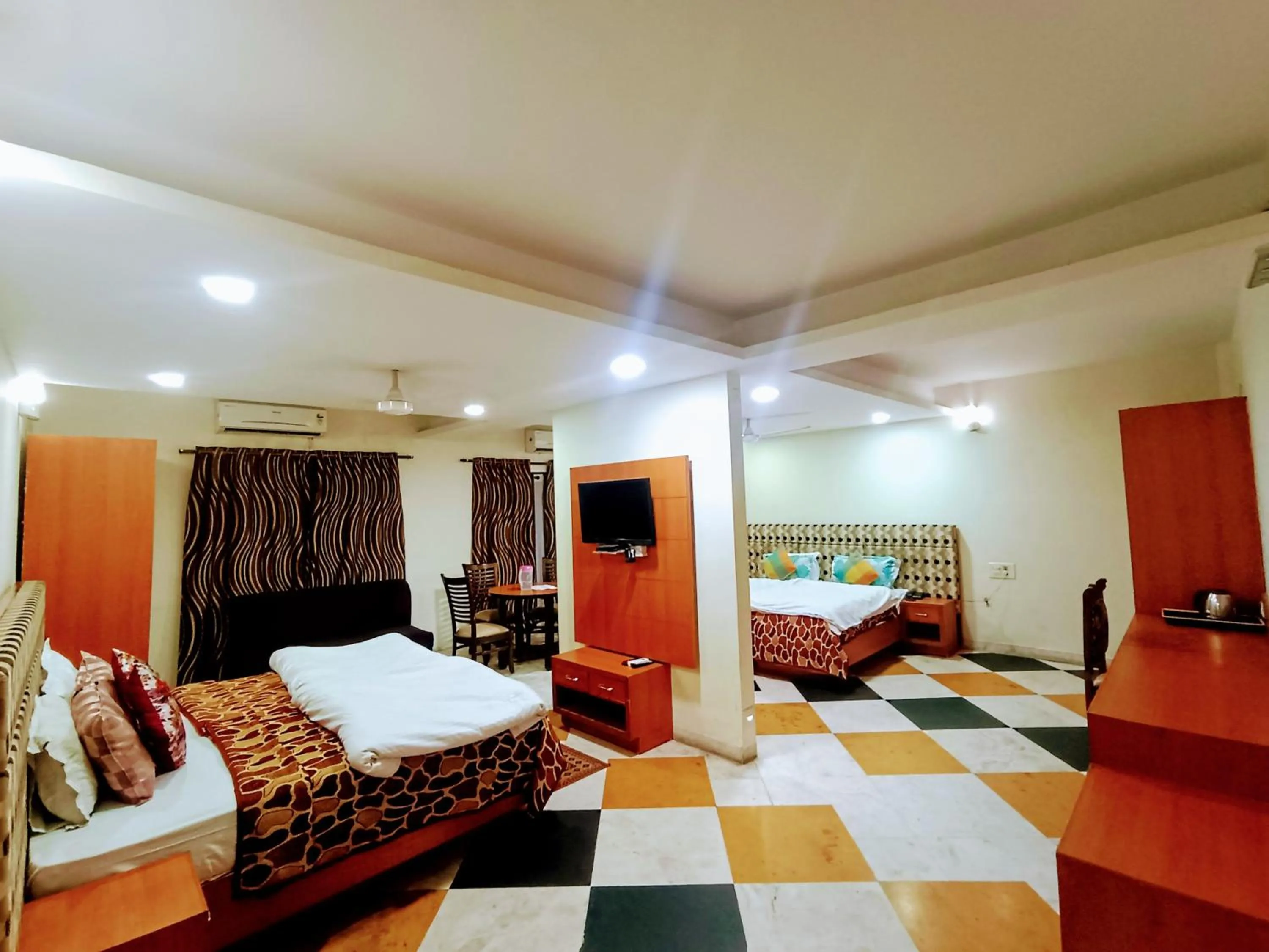 Photo of the whole room, Bed in Hotel Ganga Azure@ Har Ki Pauri Road