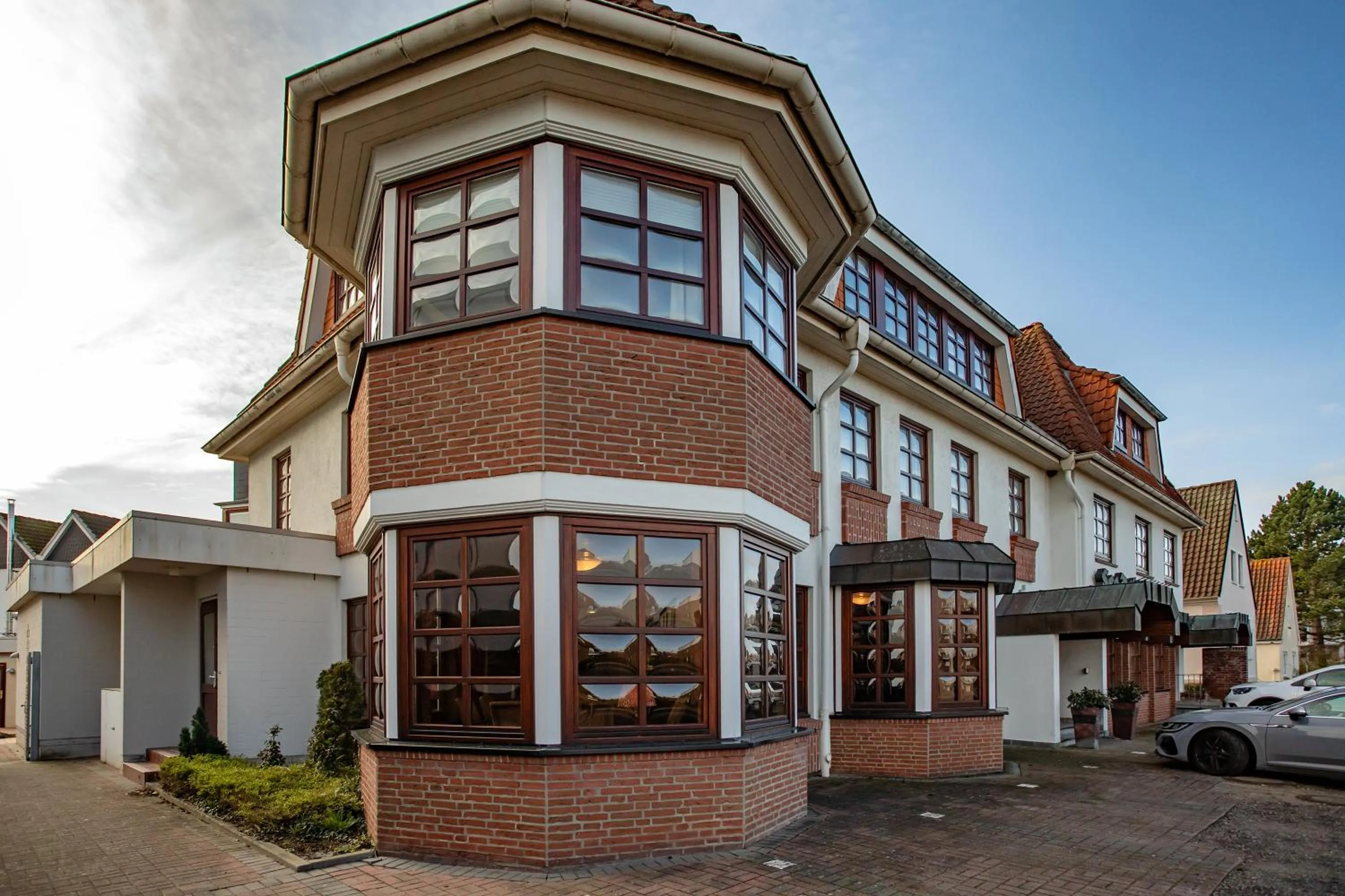 Property building in Lieblingsplatz Hotel Seedeich