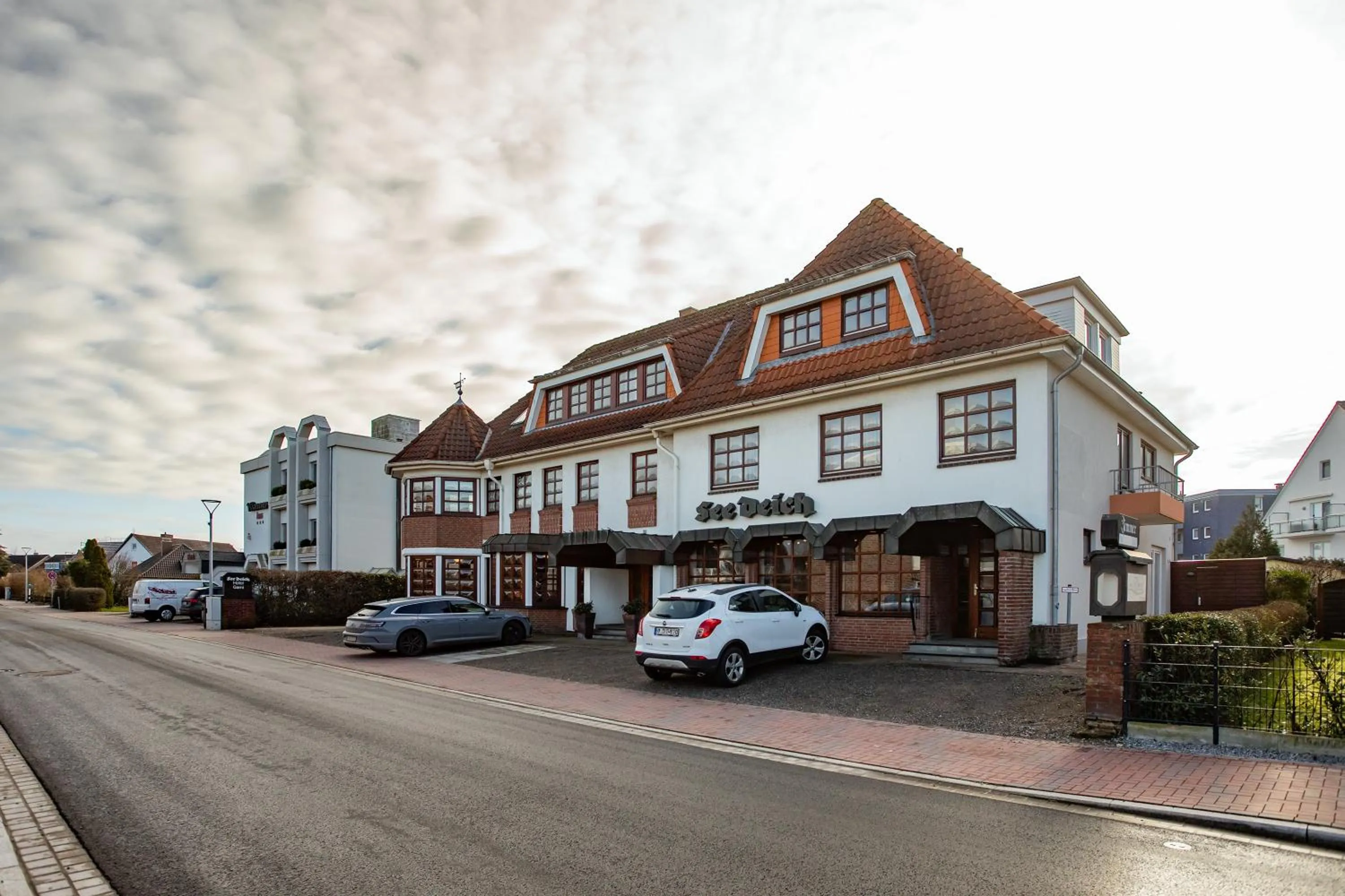 Property building in Lieblingsplatz Hotel Seedeich