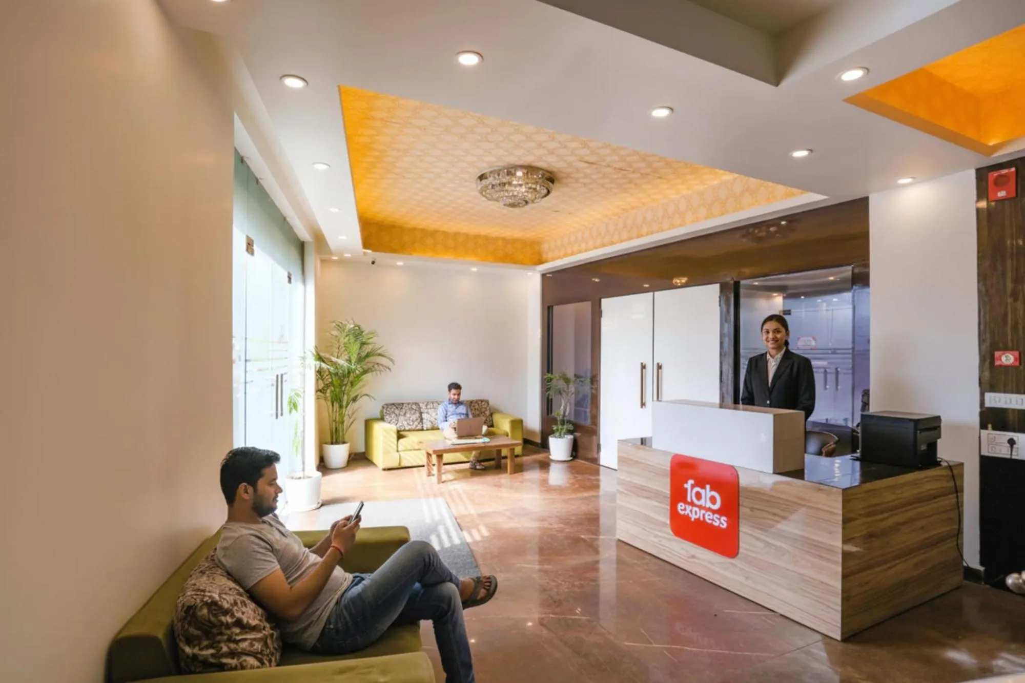 Lobby or reception in Via Kapashera Residency