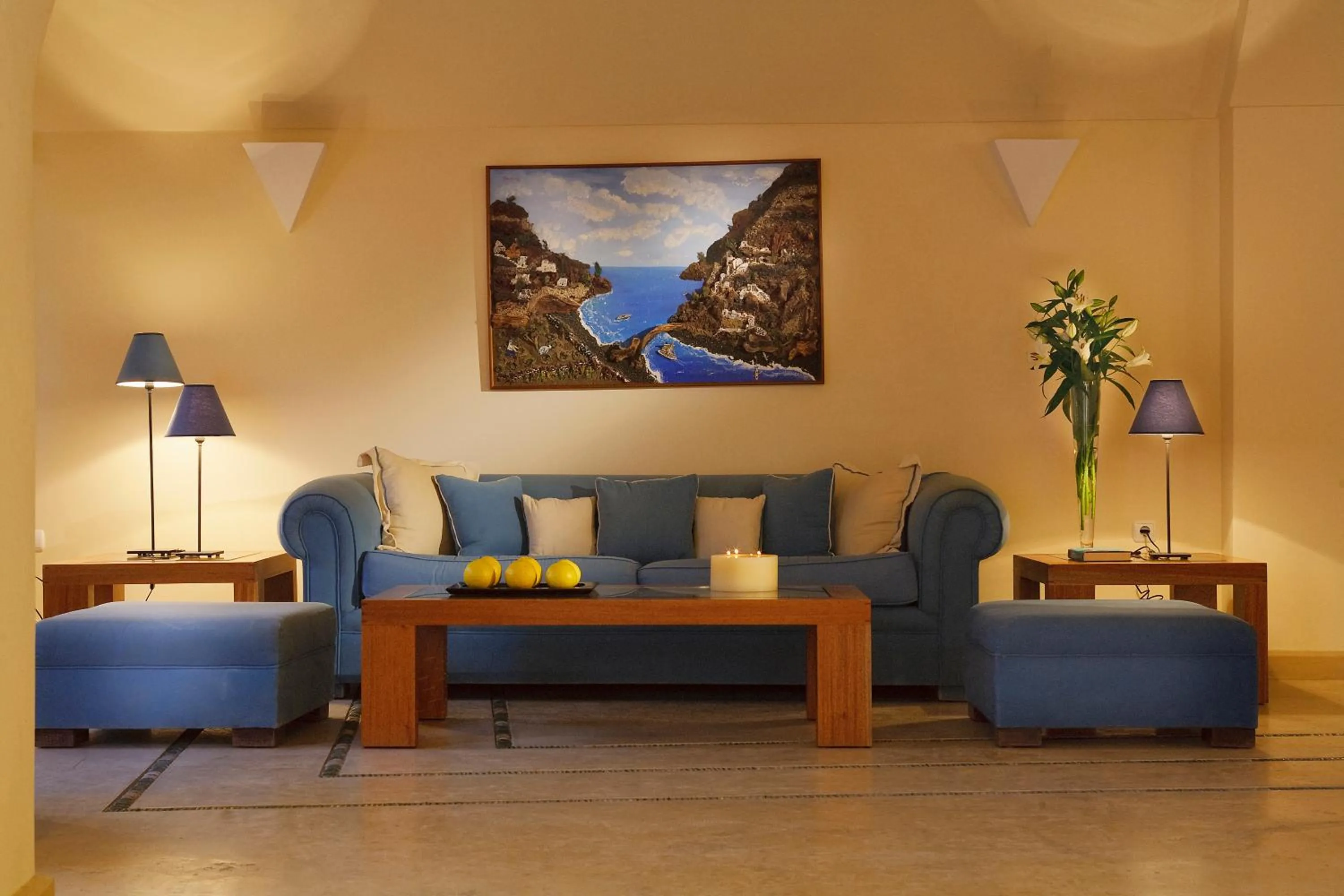 Living room in Tamarix Del Mar Suites